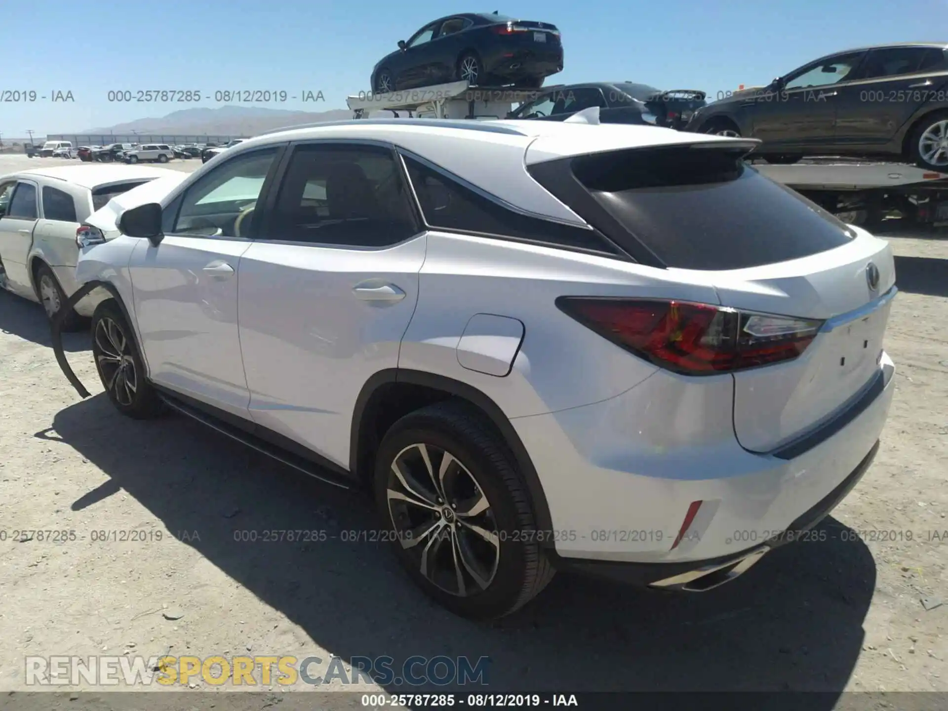 3 fotografías del automóvil dañado 2T2ZZMCA4KC125743 LEXUS RX 2019