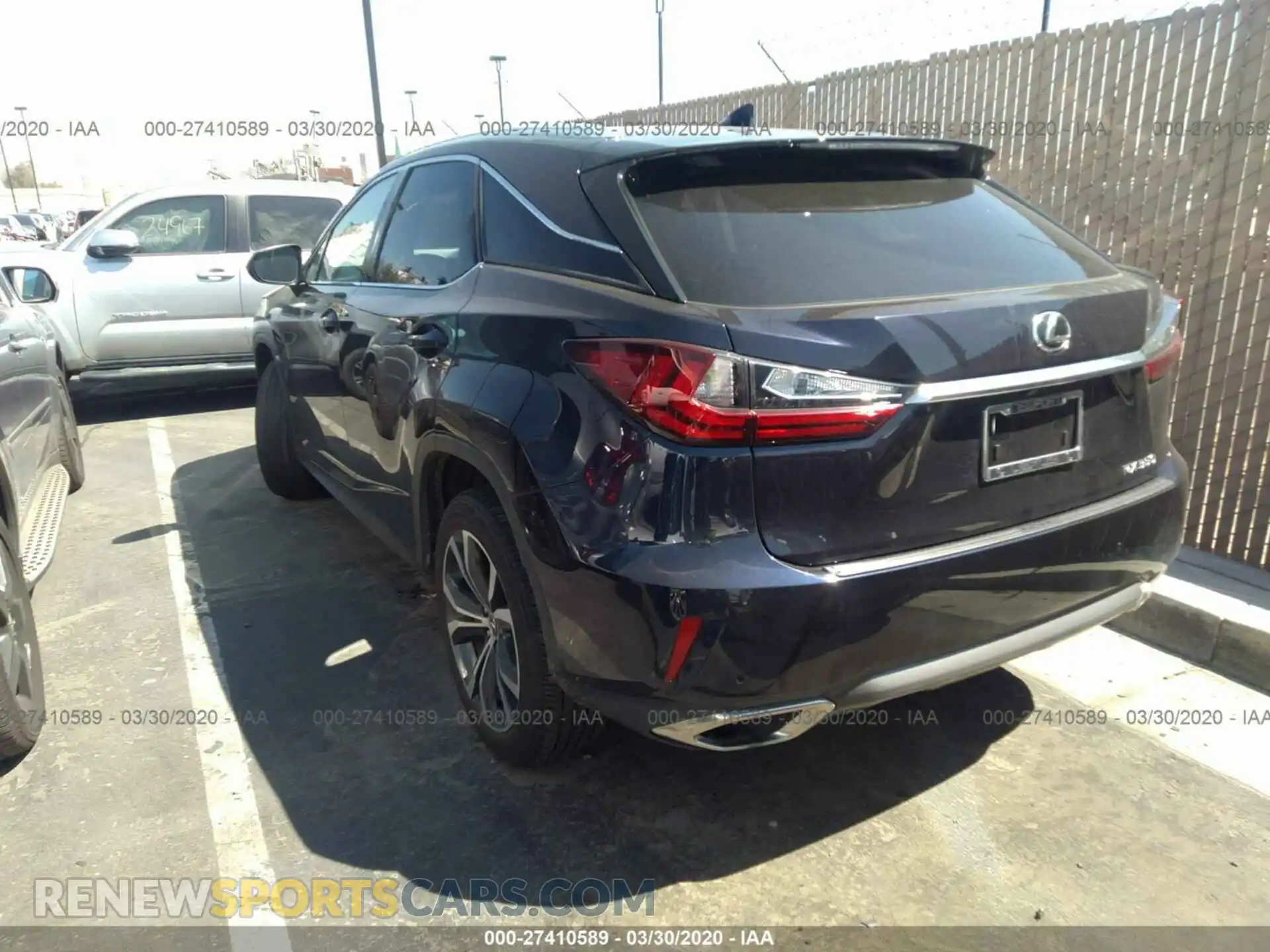 3 Photograph of a damaged car 2T2ZZMCA4KC133342 LEXUS RX 2019