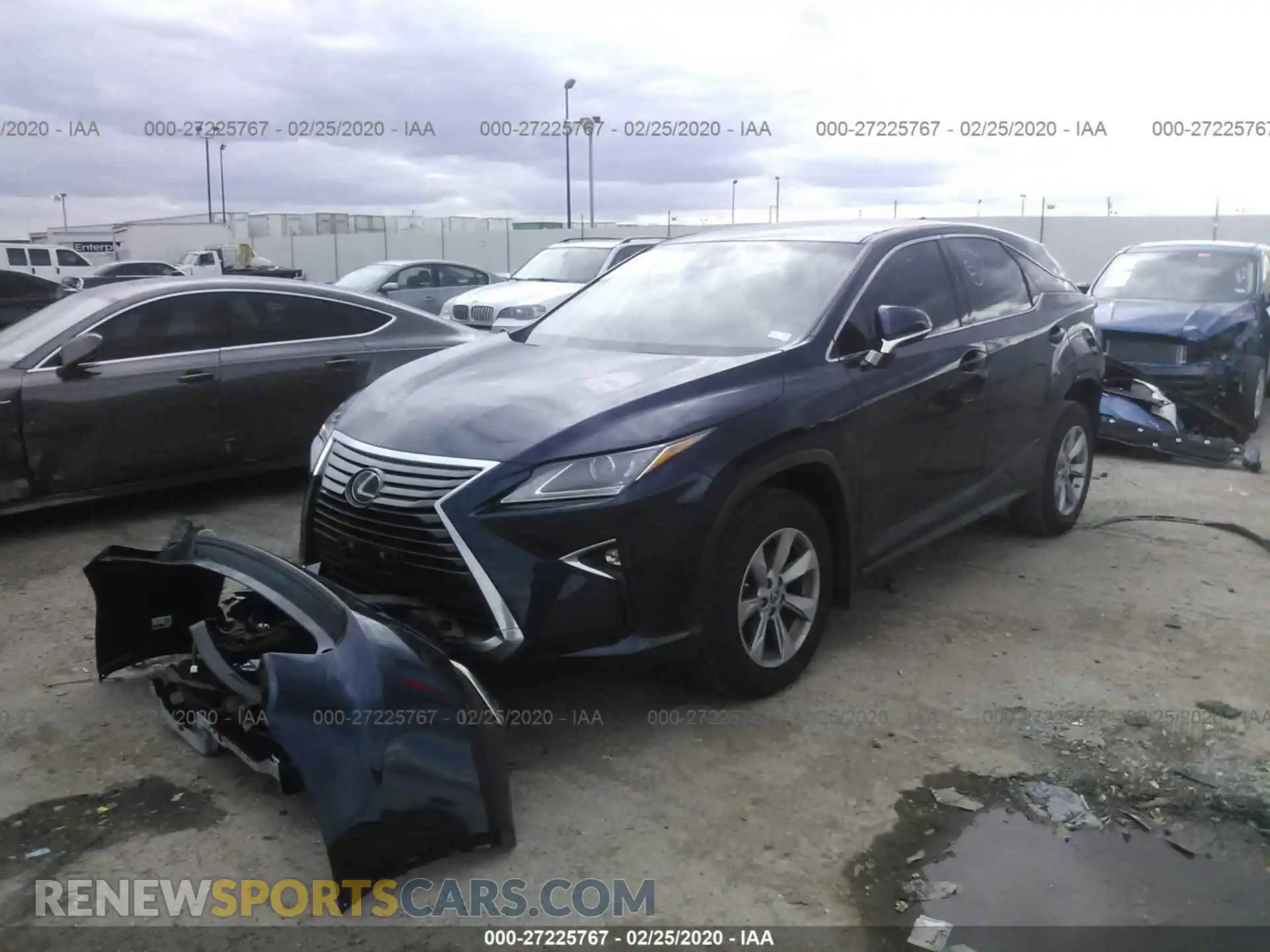 2 Photograph of a damaged car 2T2ZZMCA6KC118096 LEXUS RX 2019