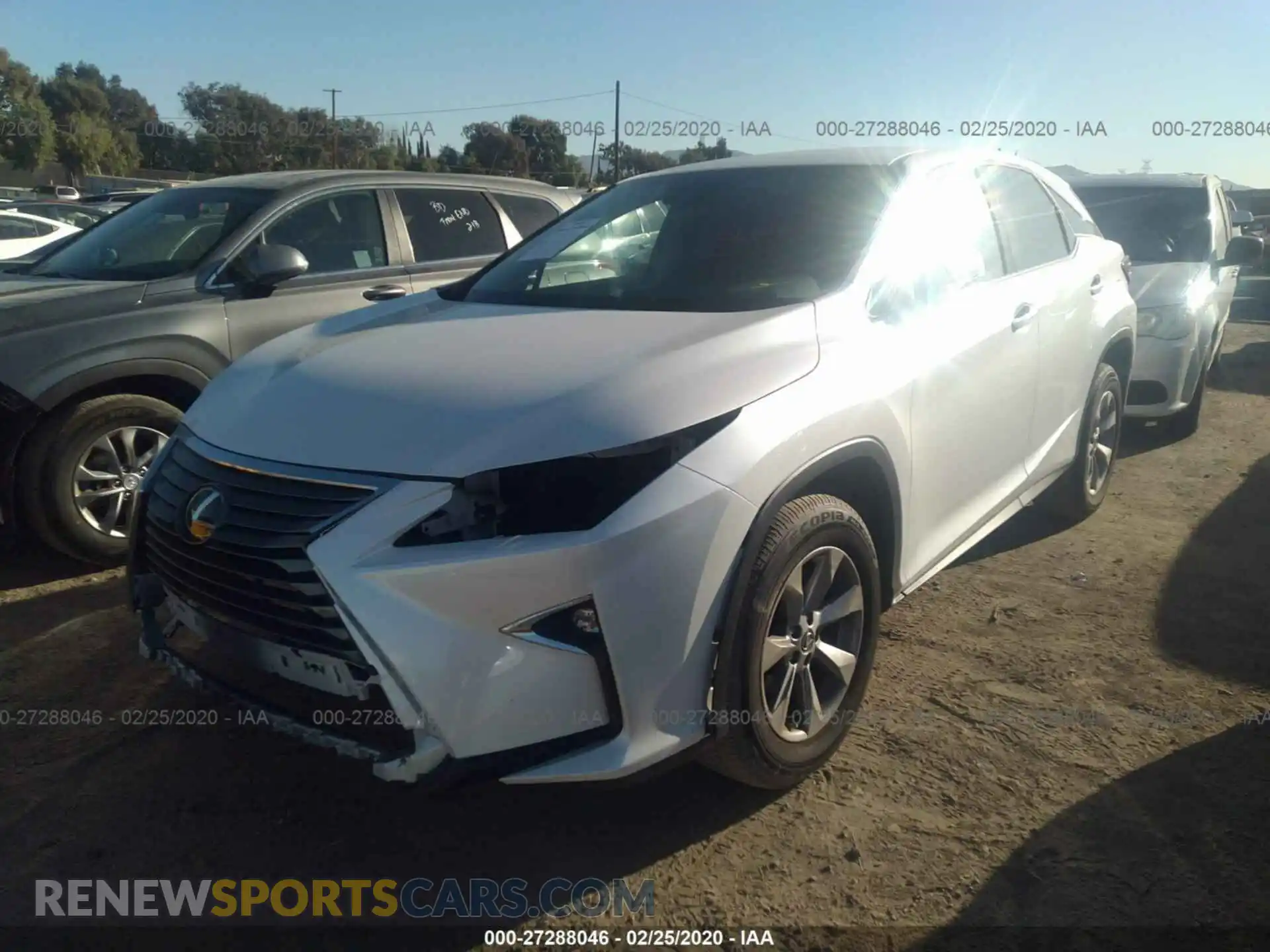 2 Photograph of a damaged car 2T2ZZMCA6KC122438 LEXUS RX 2019