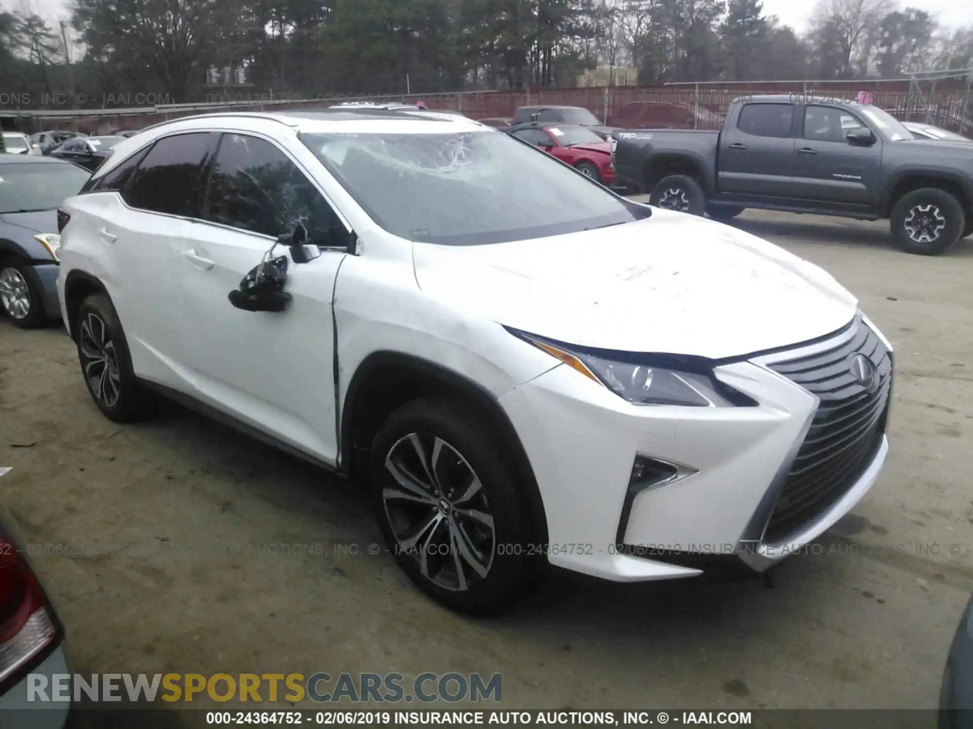 1 Photograph of a damaged car 2T2ZZMCA6KC122780 LEXUS RX 2019