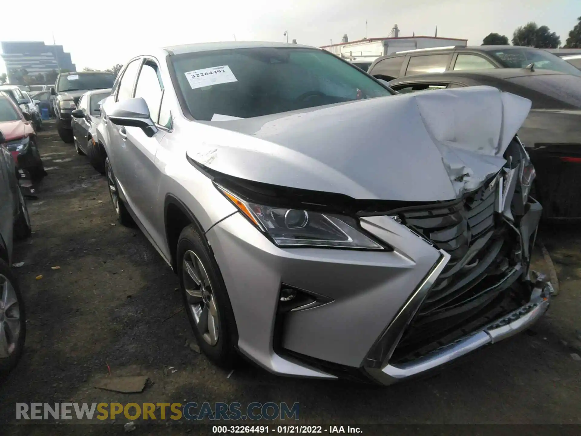 1 Photograph of a damaged car 2T2ZZMCA8KC123767 LEXUS RX 2019