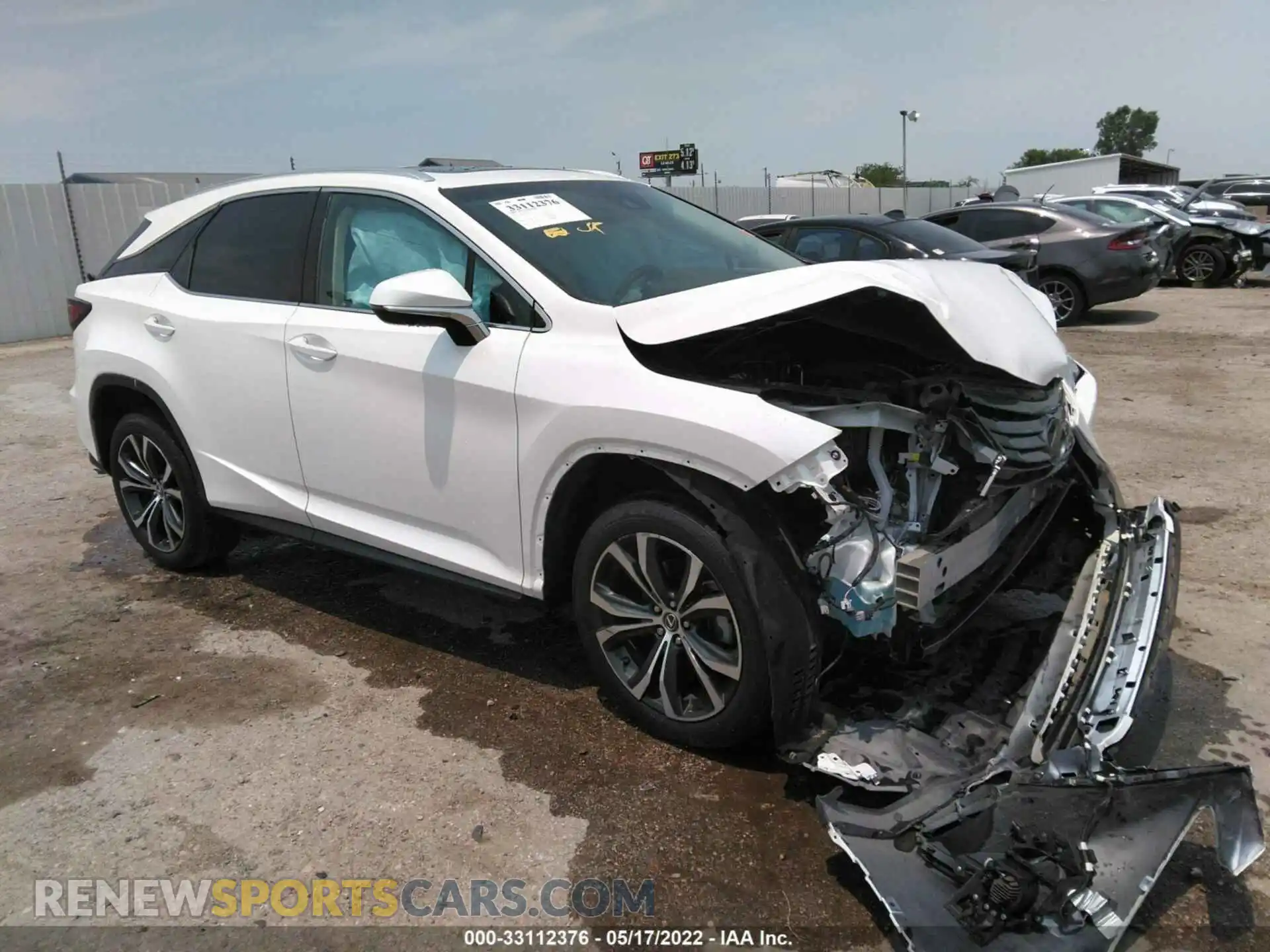 1 Photograph of a damaged car 2T2ZZMCA8KC125163 LEXUS RX 2019