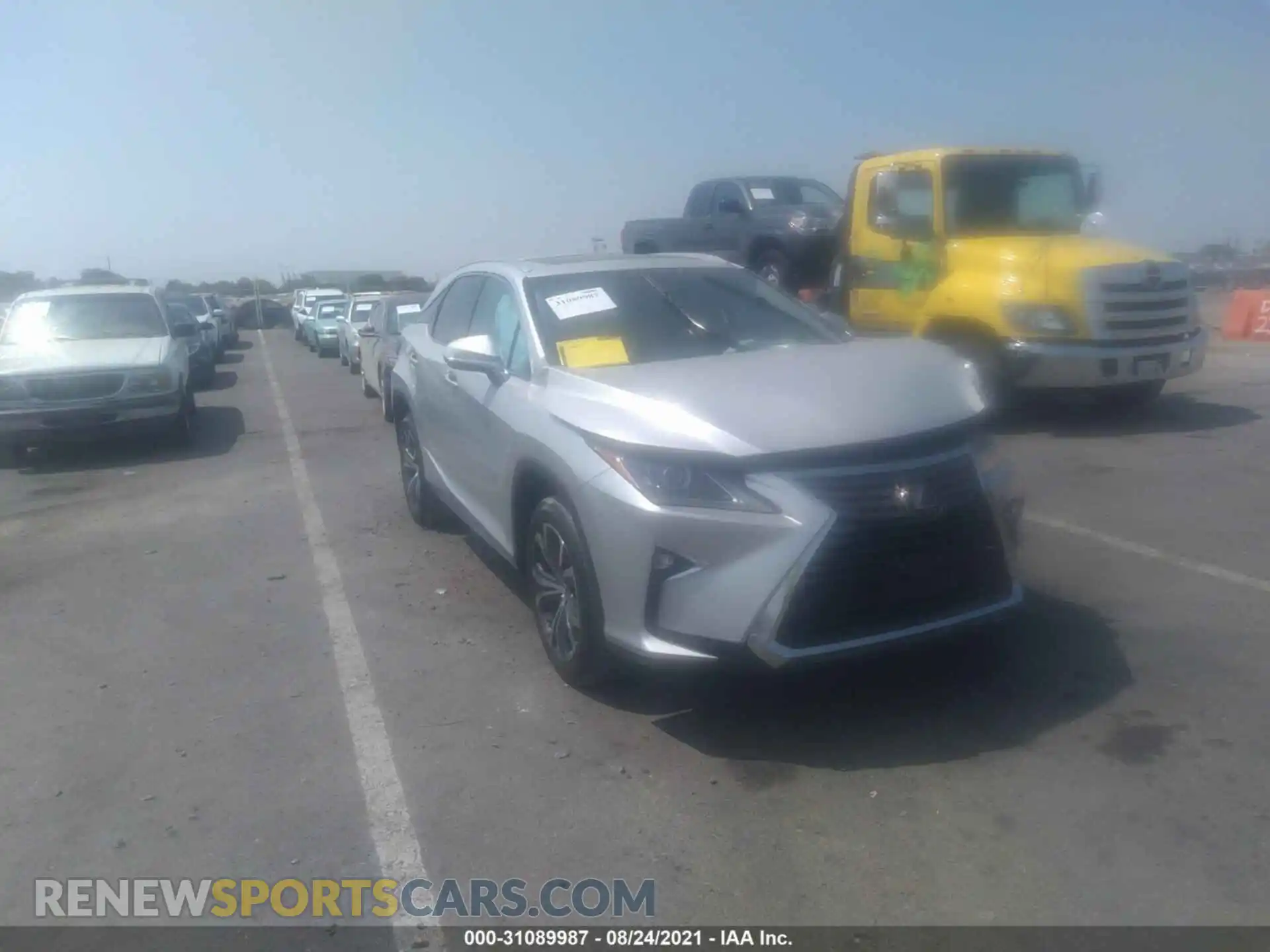 1 Photograph of a damaged car 2T2ZZMCA8KC129889 LEXUS RX 2019