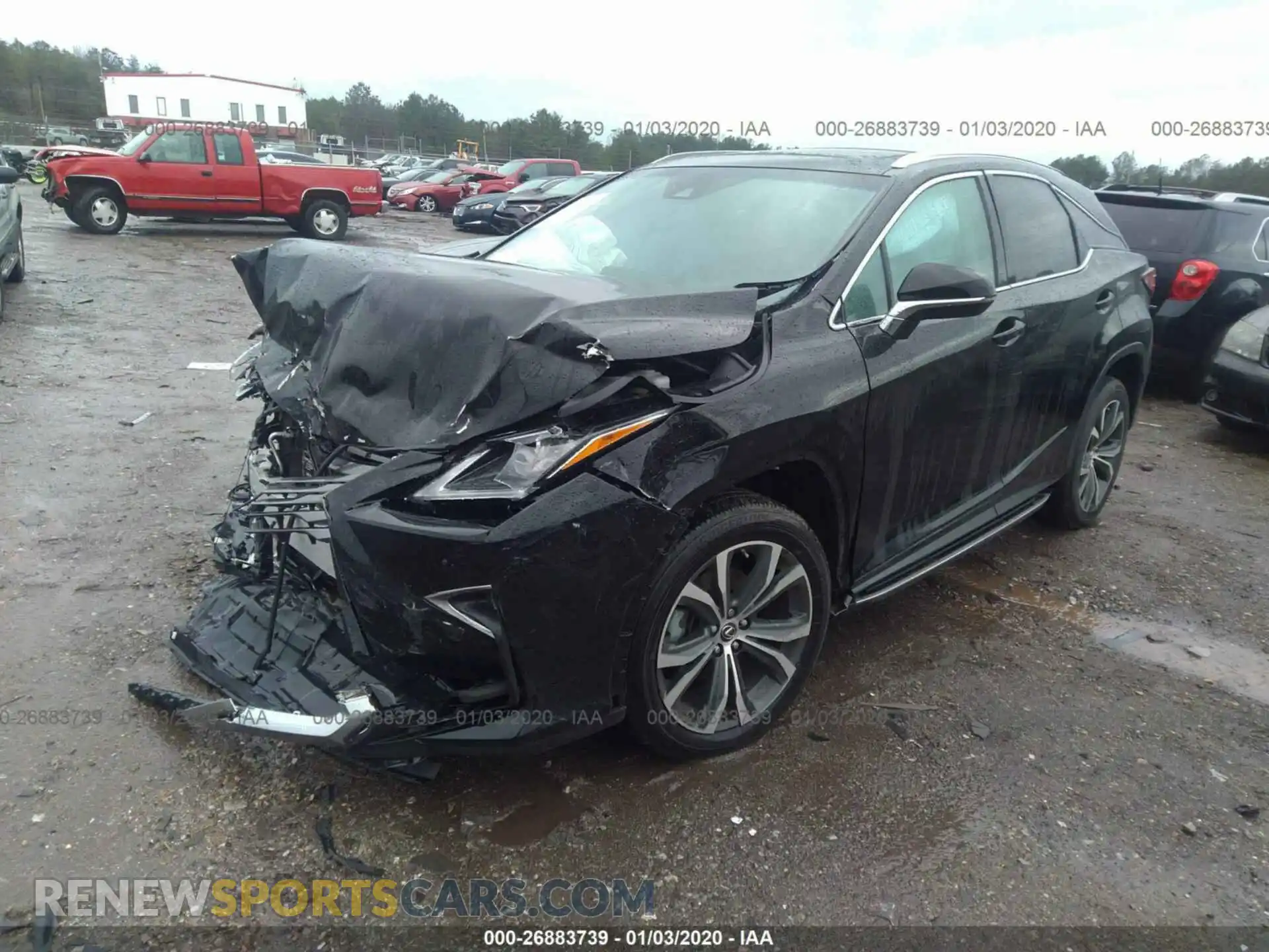 2 Photograph of a damaged car 2T2ZZMCAXKC118747 LEXUS RX 2019