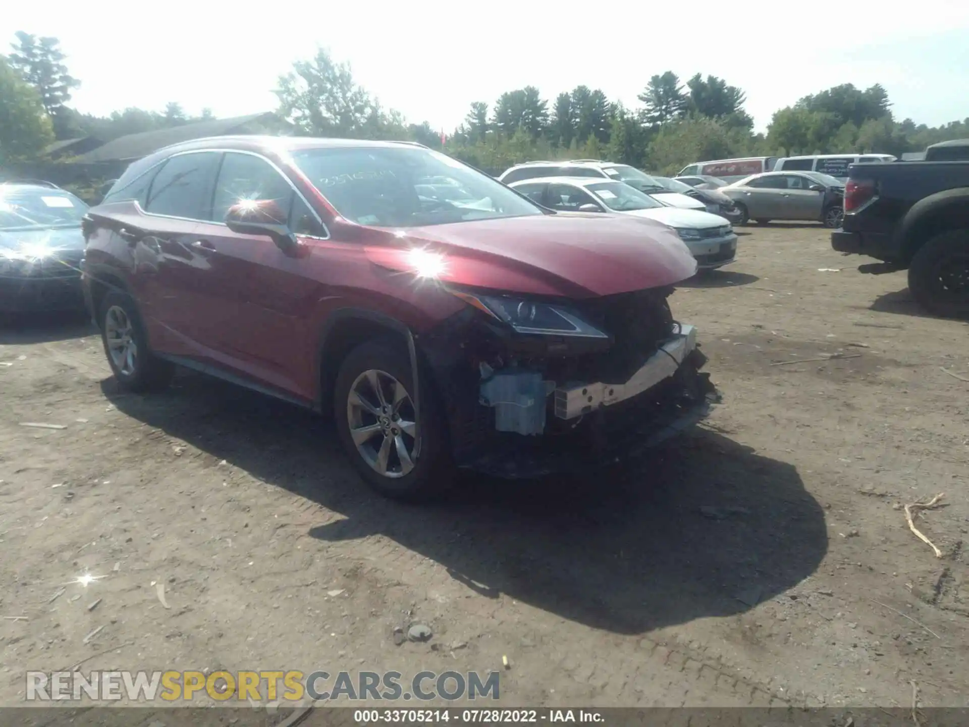 1 Photograph of a damaged car JTJBZMCA9K2040270 LEXUS RX 2019