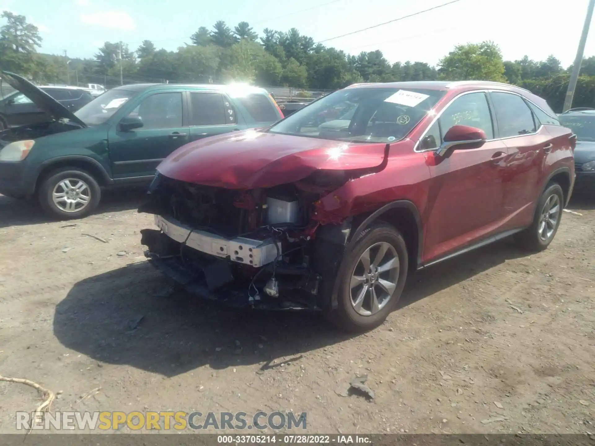 2 Photograph of a damaged car JTJBZMCA9K2040270 LEXUS RX 2019