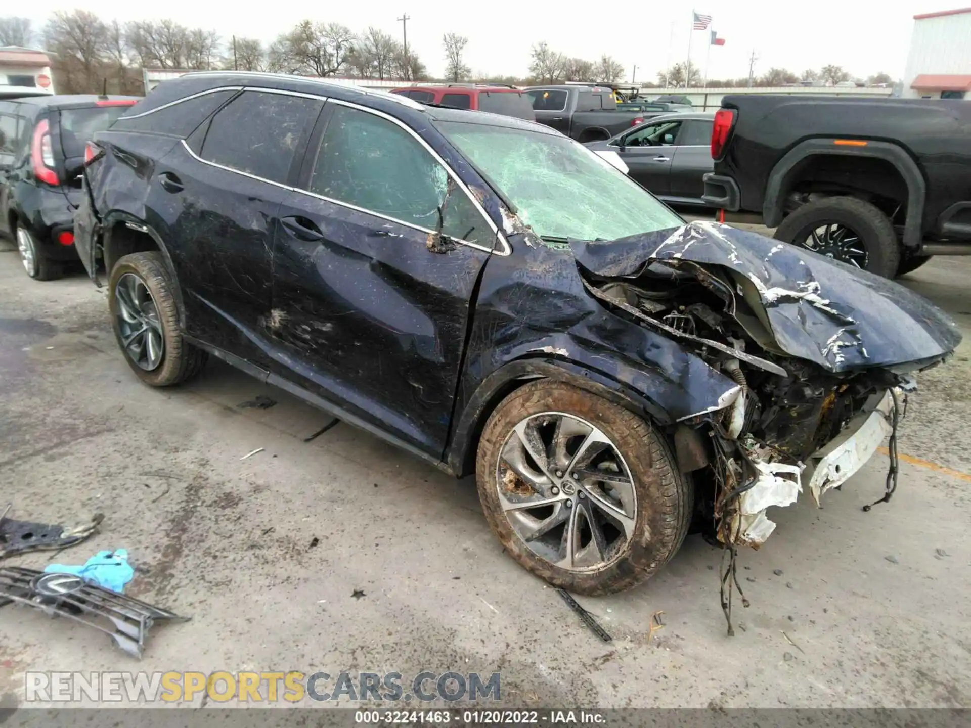 1 Photograph of a damaged car JTJDZKCA1K2015408 LEXUS RX 2019