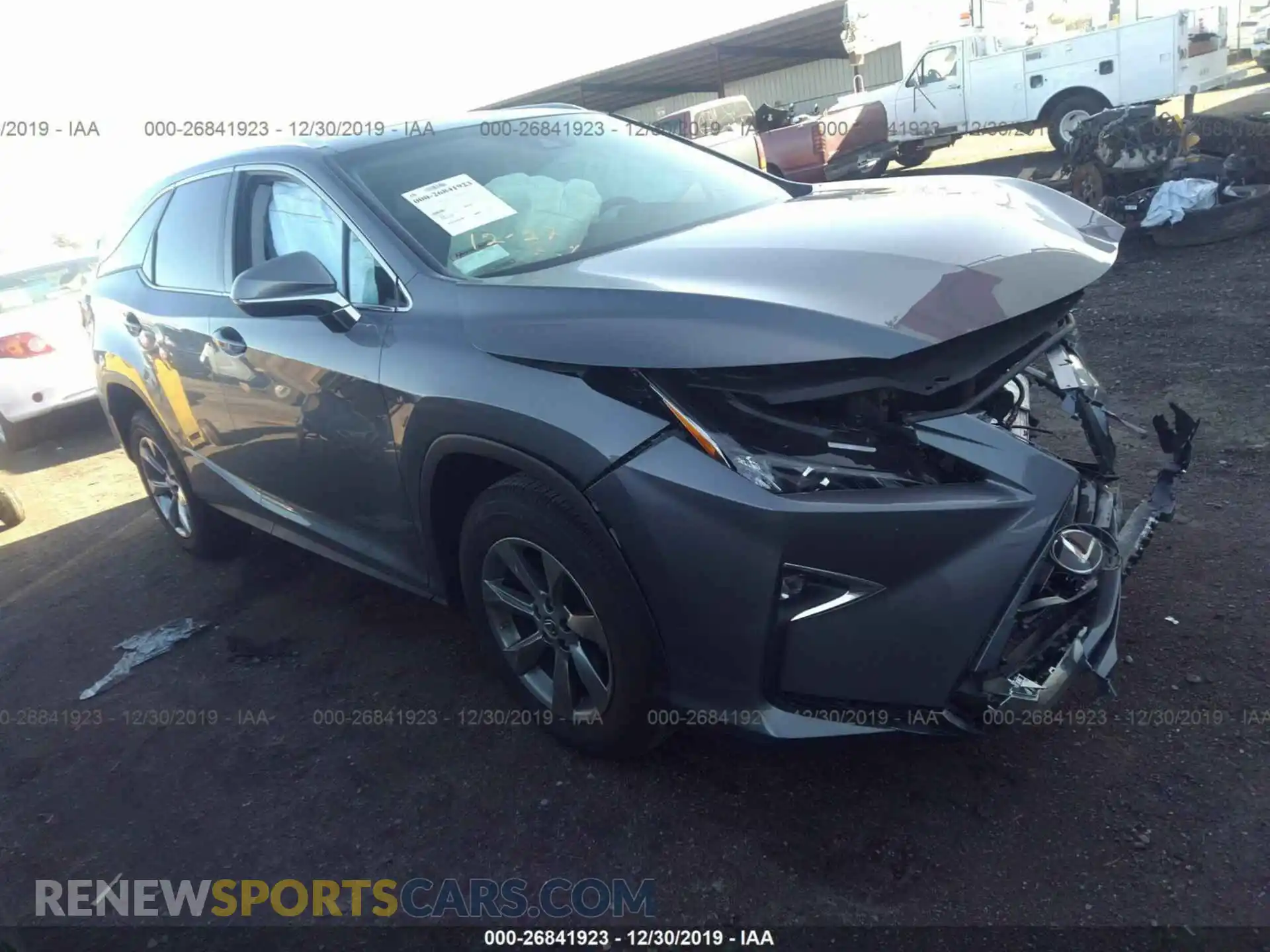1 Photograph of a damaged car JTJDZKCA9K2019965 LEXUS RX 2019