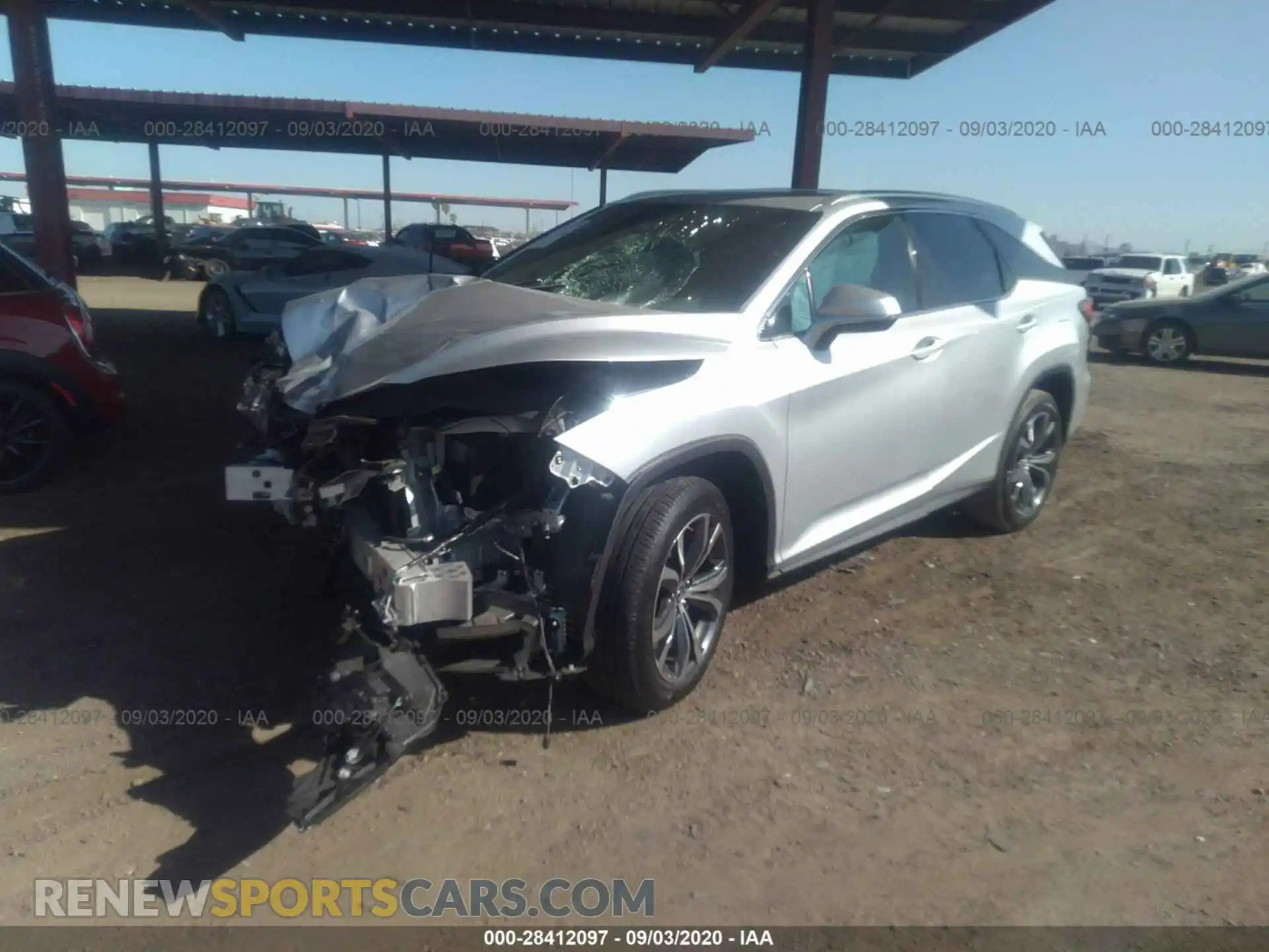 2 Photograph of a damaged car JTJDZKCAXK2016539 LEXUS RX 2019