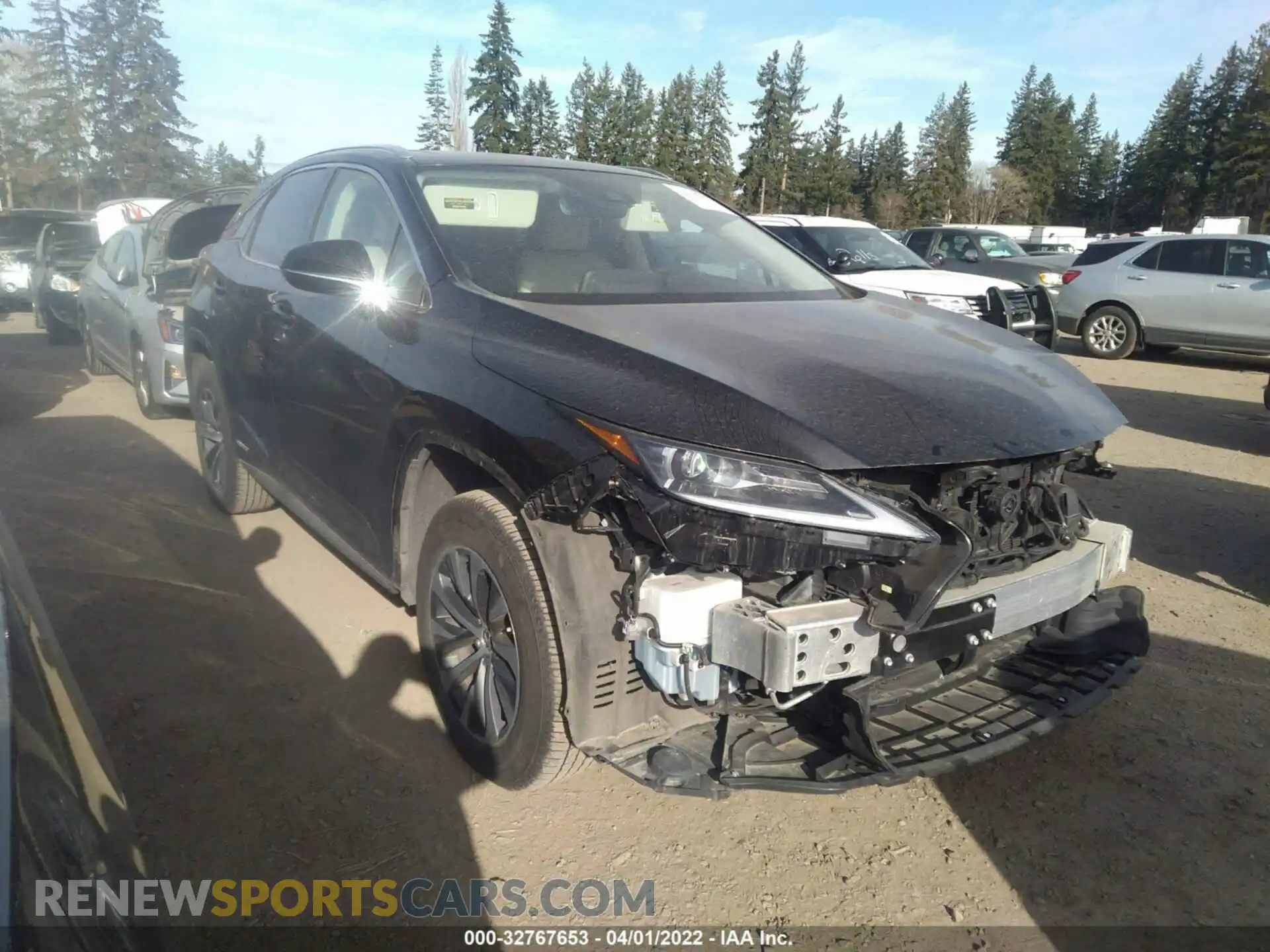 1 Photograph of a damaged car 2T2AGMDA1LC047618 LEXUS RX 2020