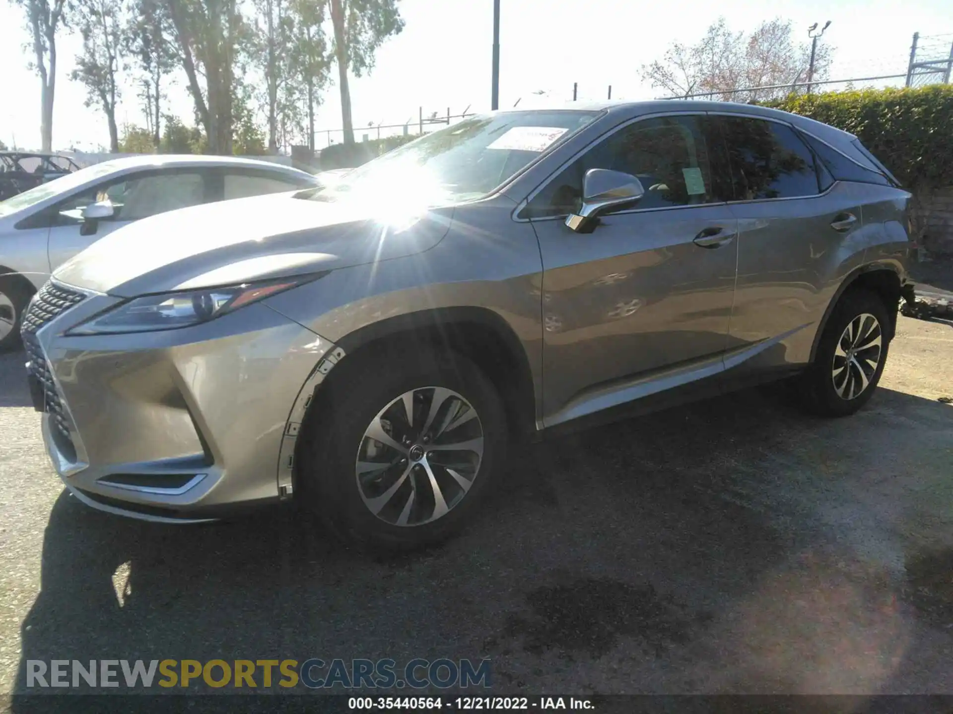 2 Photograph of a damaged car 2T2AZMAA4LC155097 LEXUS RX 2020