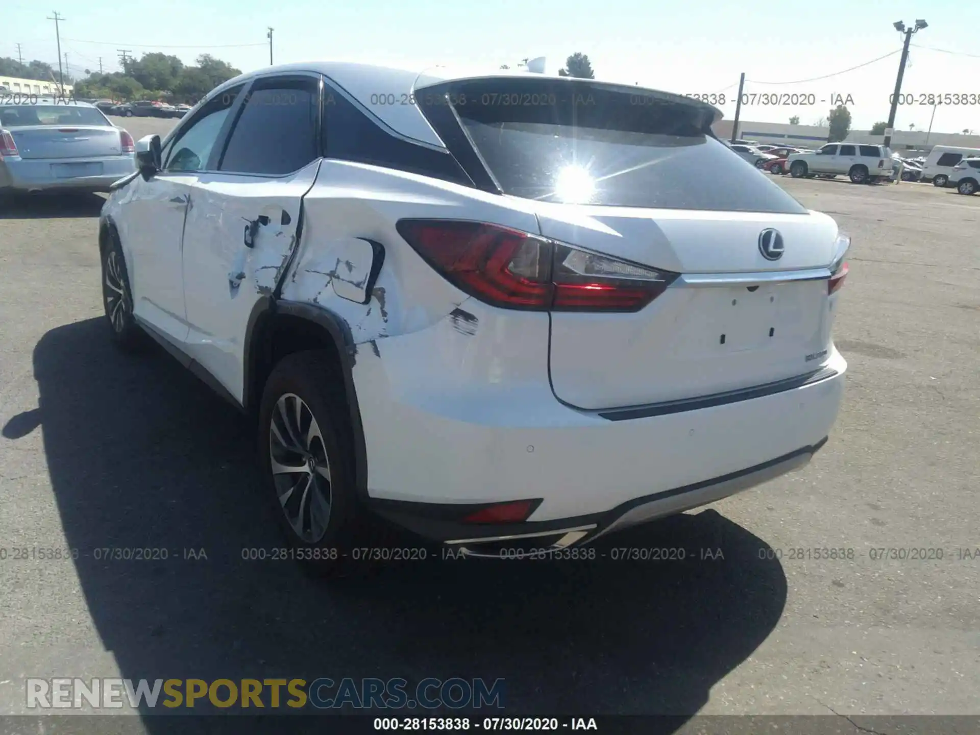3 Photograph of a damaged car 2T2AZMAA6LC151830 LEXUS RX 2020
