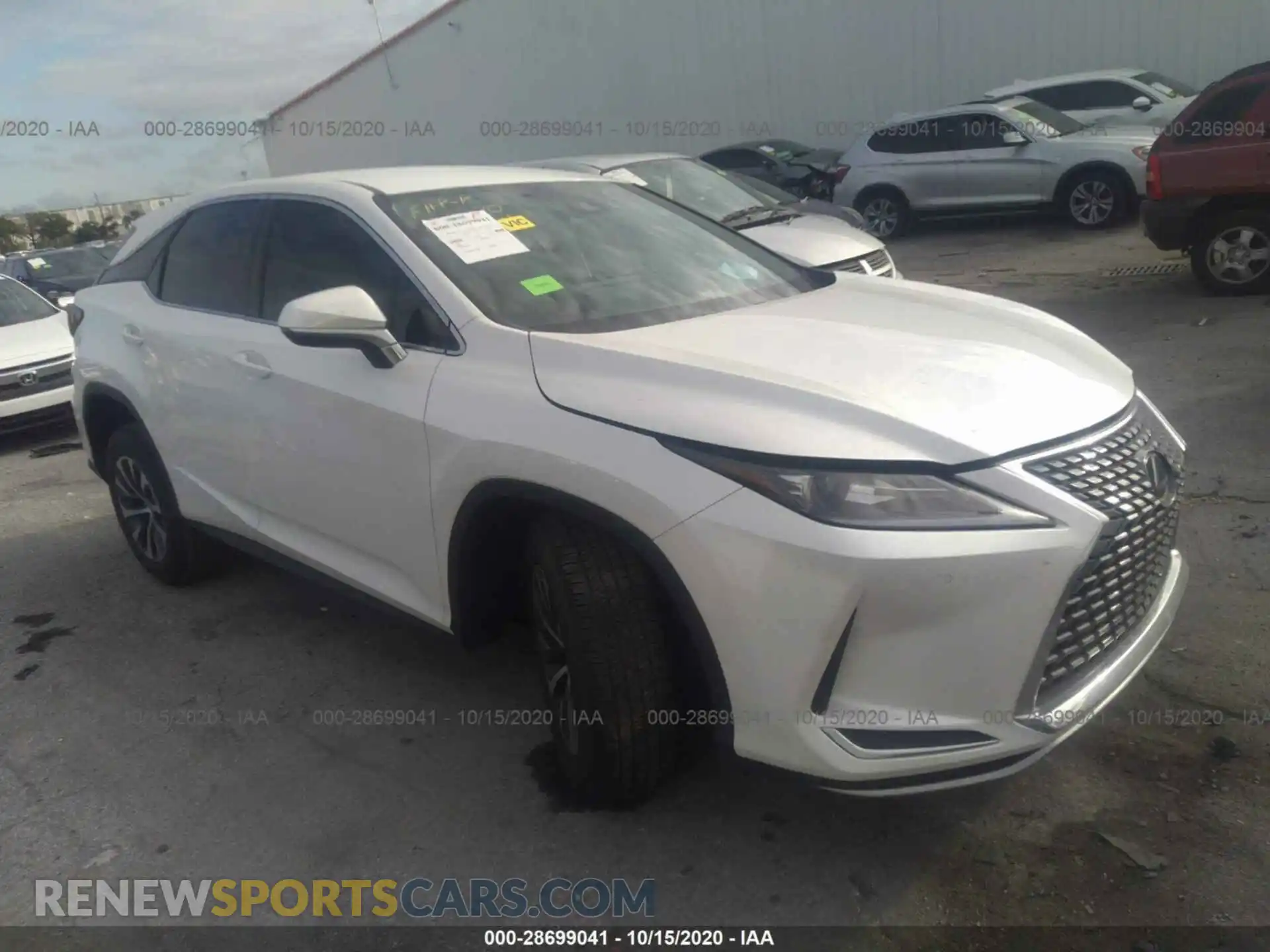 1 Photograph of a damaged car 2T2AZMAA9LC174681 LEXUS RX 2020