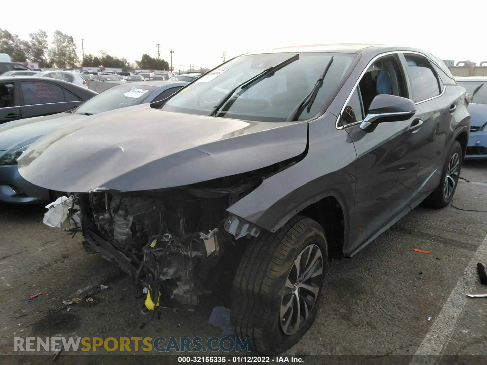 2 Photograph of a damaged car 2T2AZMAAXLC164435 LEXUS RX 2020