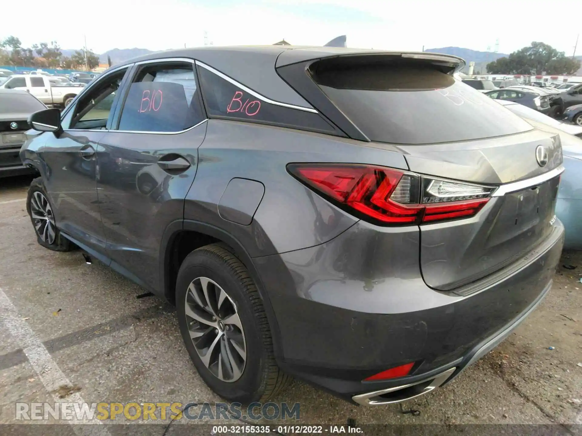 3 Photograph of a damaged car 2T2AZMAAXLC164435 LEXUS RX 2020