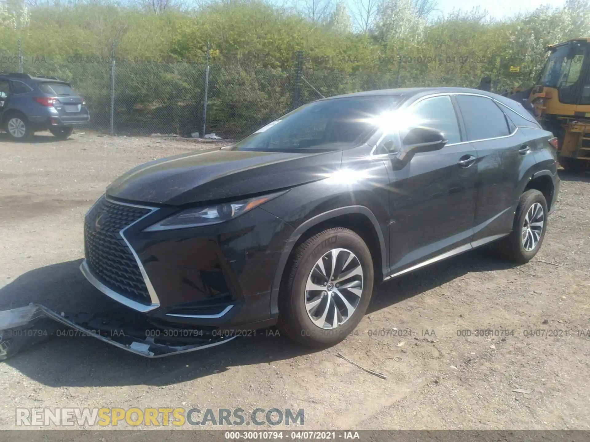 2 Photograph of a damaged car 2T2AZMDA8LC246112 LEXUS RX 2020
