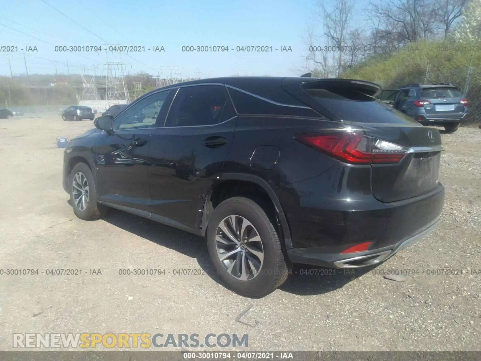 3 Photograph of a damaged car 2T2AZMDA8LC246112 LEXUS RX 2020