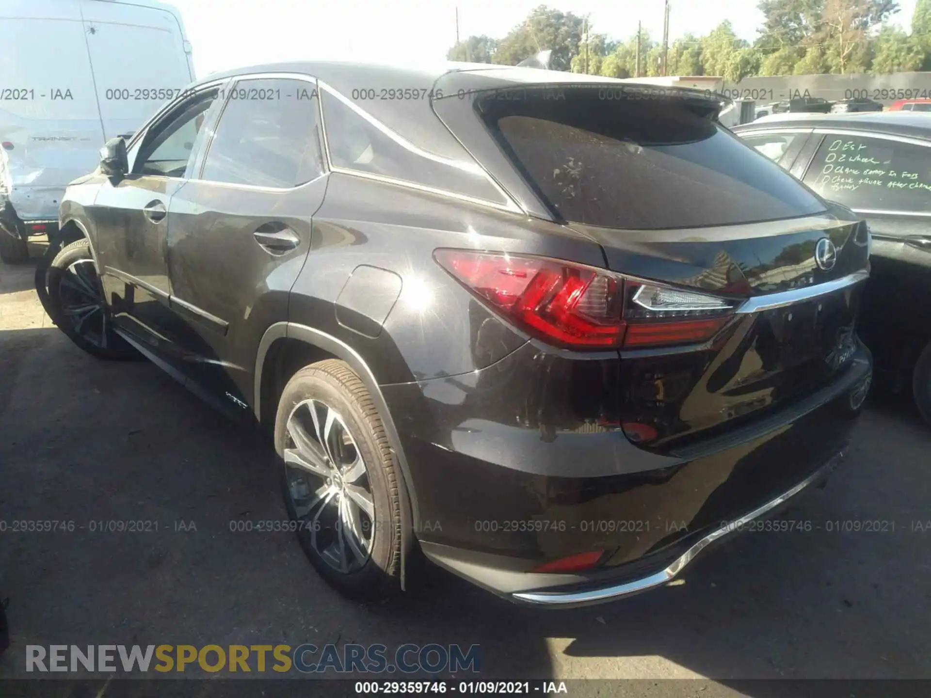 3 Photograph of a damaged car 2T2HGMDA4LC047711 LEXUS RX 2020