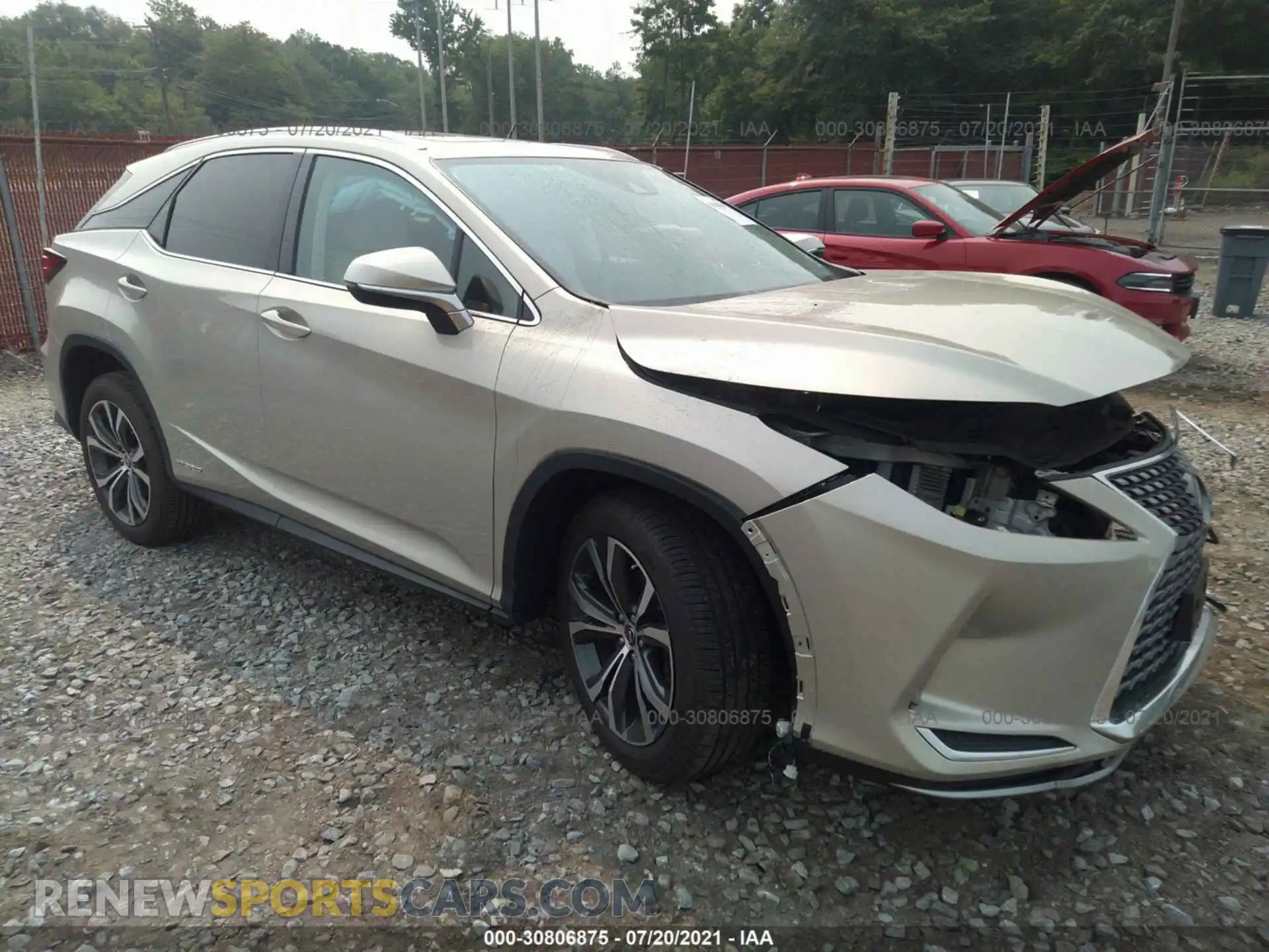 1 Photograph of a damaged car 2T2HGMDA5LC049354 LEXUS RX 2020