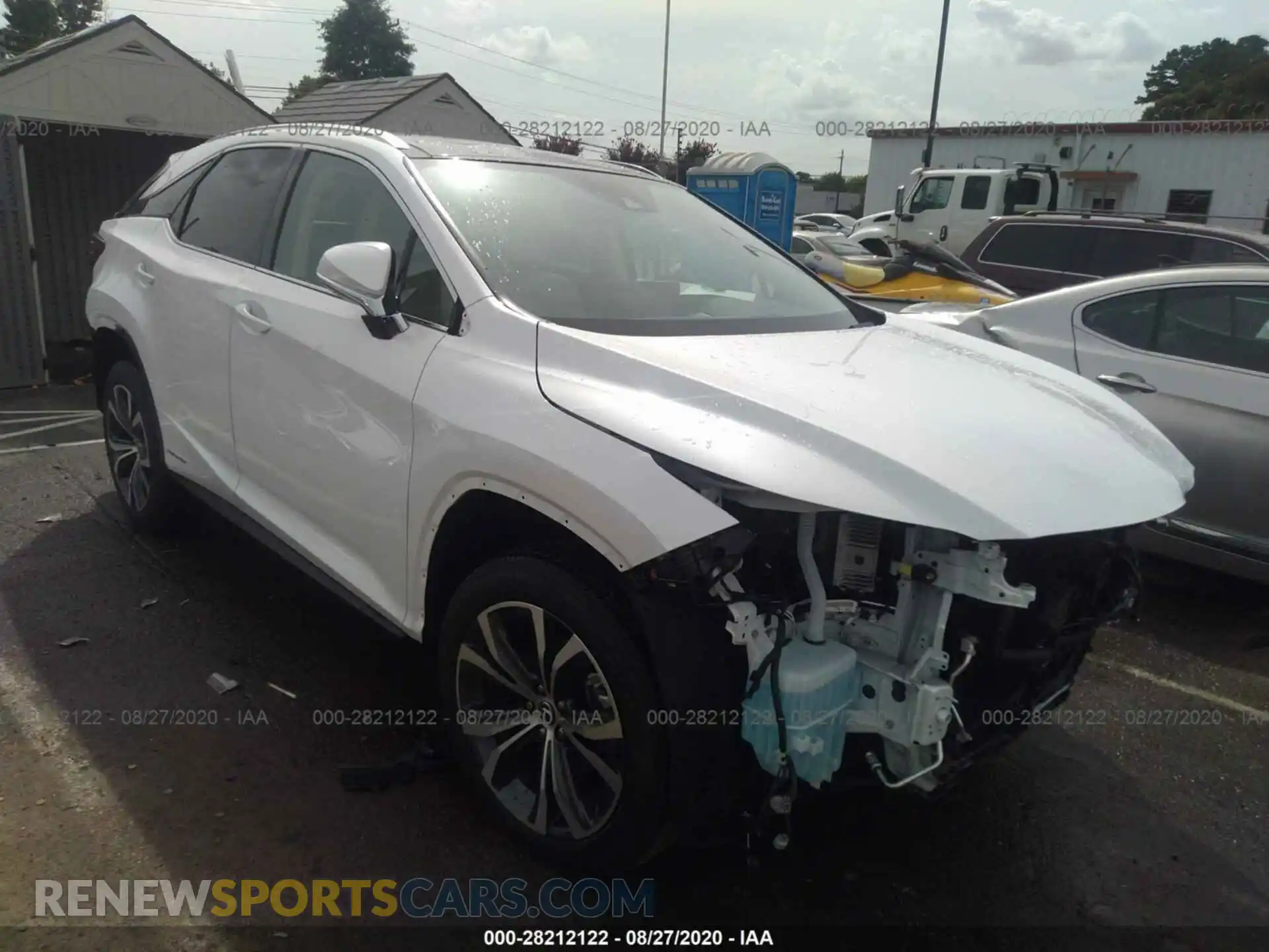 1 Photograph of a damaged car 2T2HGMDA6LC050268 LEXUS RX 2020