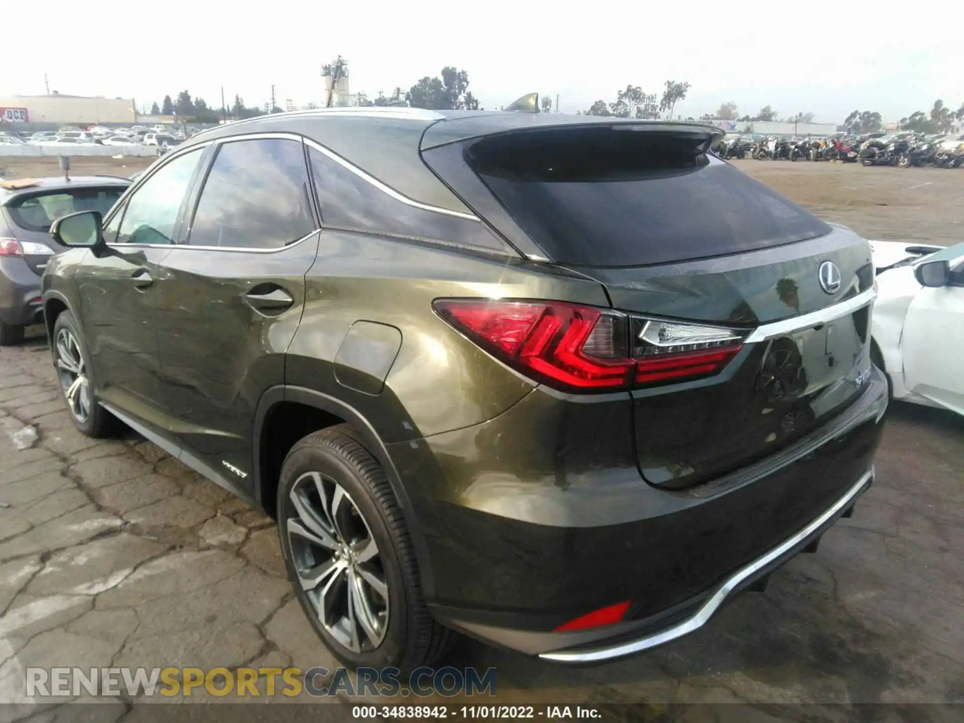 3 Photograph of a damaged car 2T2HGMDA7LC048447 LEXUS RX 2020