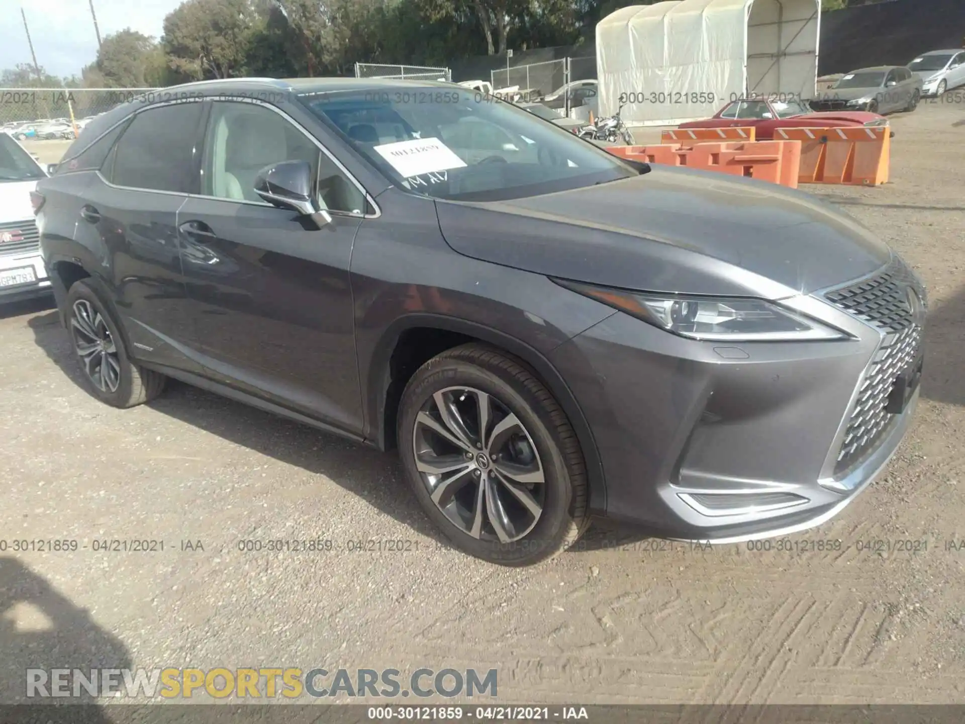 1 Photograph of a damaged car 2T2HGMDA9LC056050 LEXUS RX 2020
