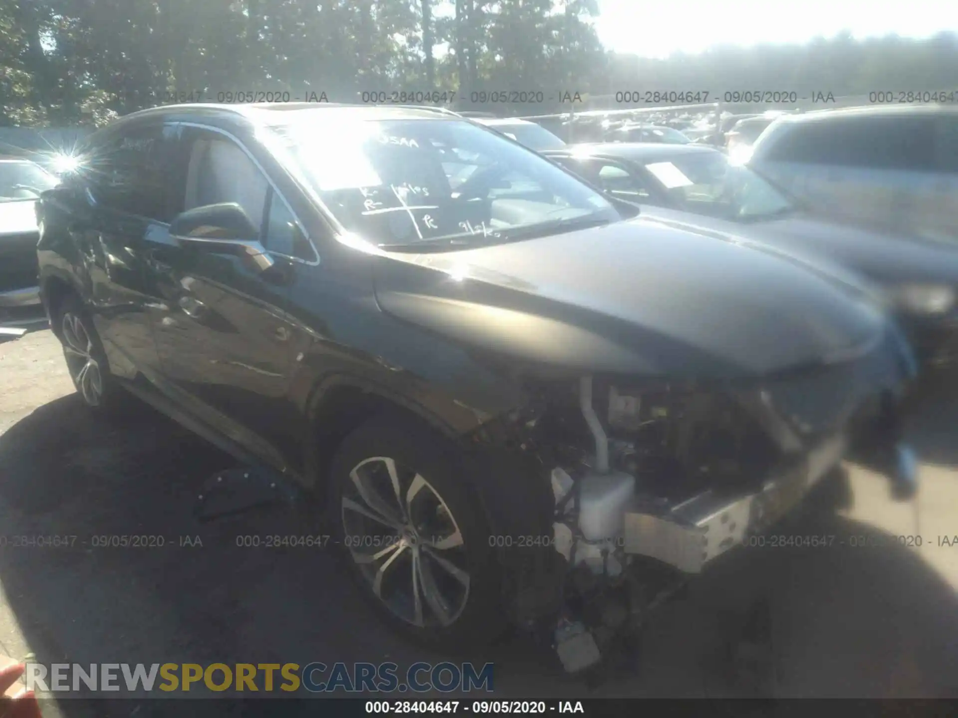 1 fotografías del automóvil dañado 2T2HGMDAXLC046336 LEXUS RX 2020