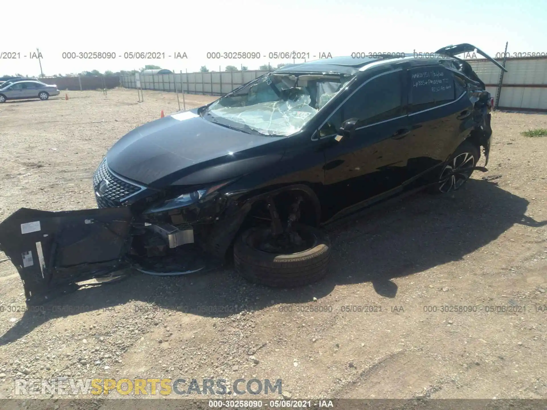 2 Photograph of a damaged car 2T2HZMAA3LC166106 LEXUS RX 2020