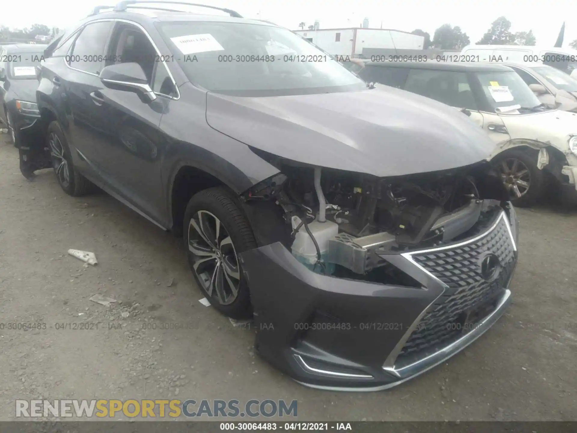 1 Photograph of a damaged car 2T2HZMAA3LC167238 LEXUS RX 2020