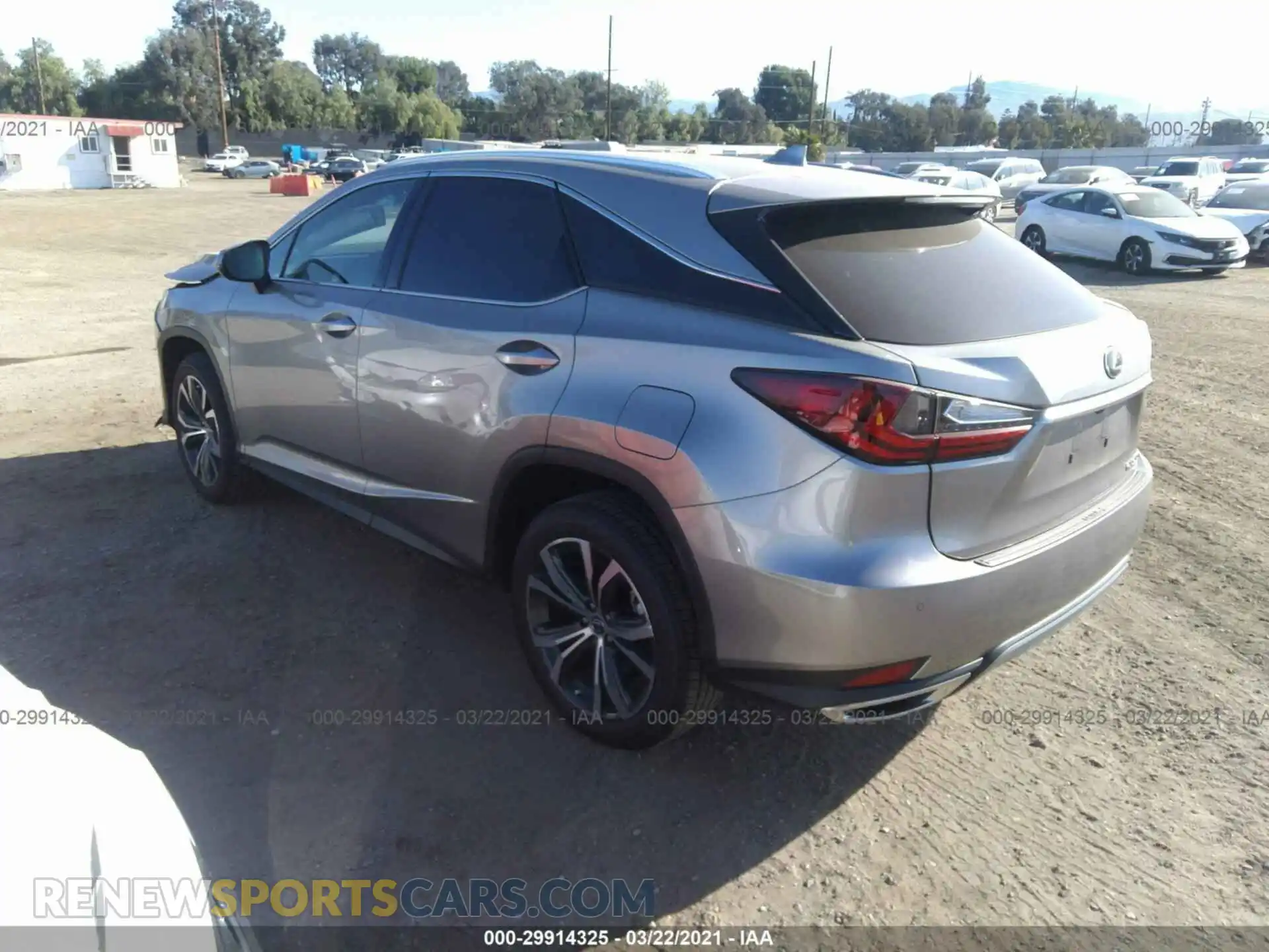 3 Photograph of a damaged car 2T2HZMAA3LC174044 LEXUS RX 2020