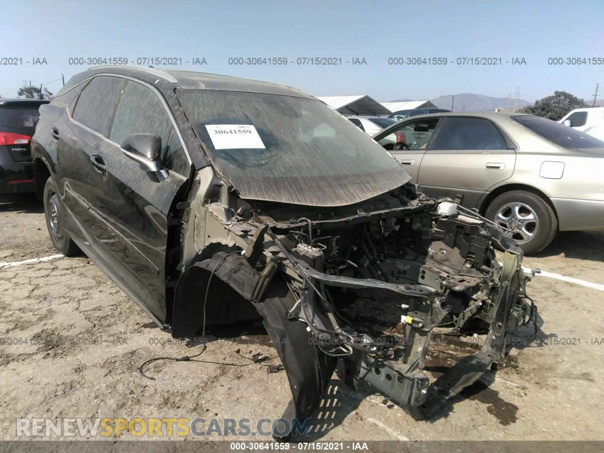 1 Photograph of a damaged car 2T2HZMAA4LC162114 LEXUS RX 2020