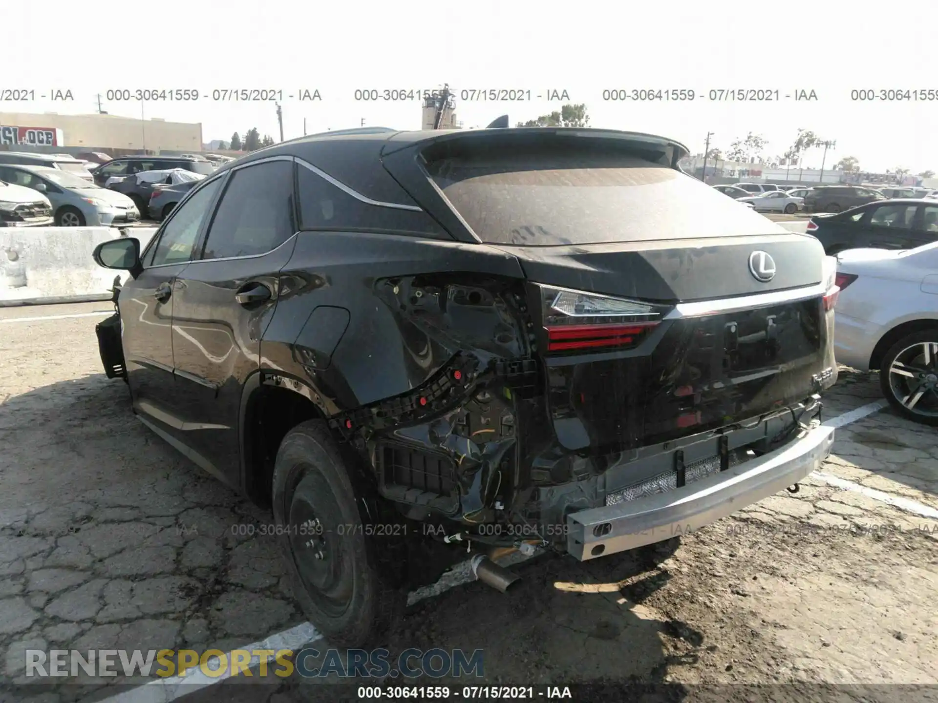 3 Photograph of a damaged car 2T2HZMAA4LC162114 LEXUS RX 2020