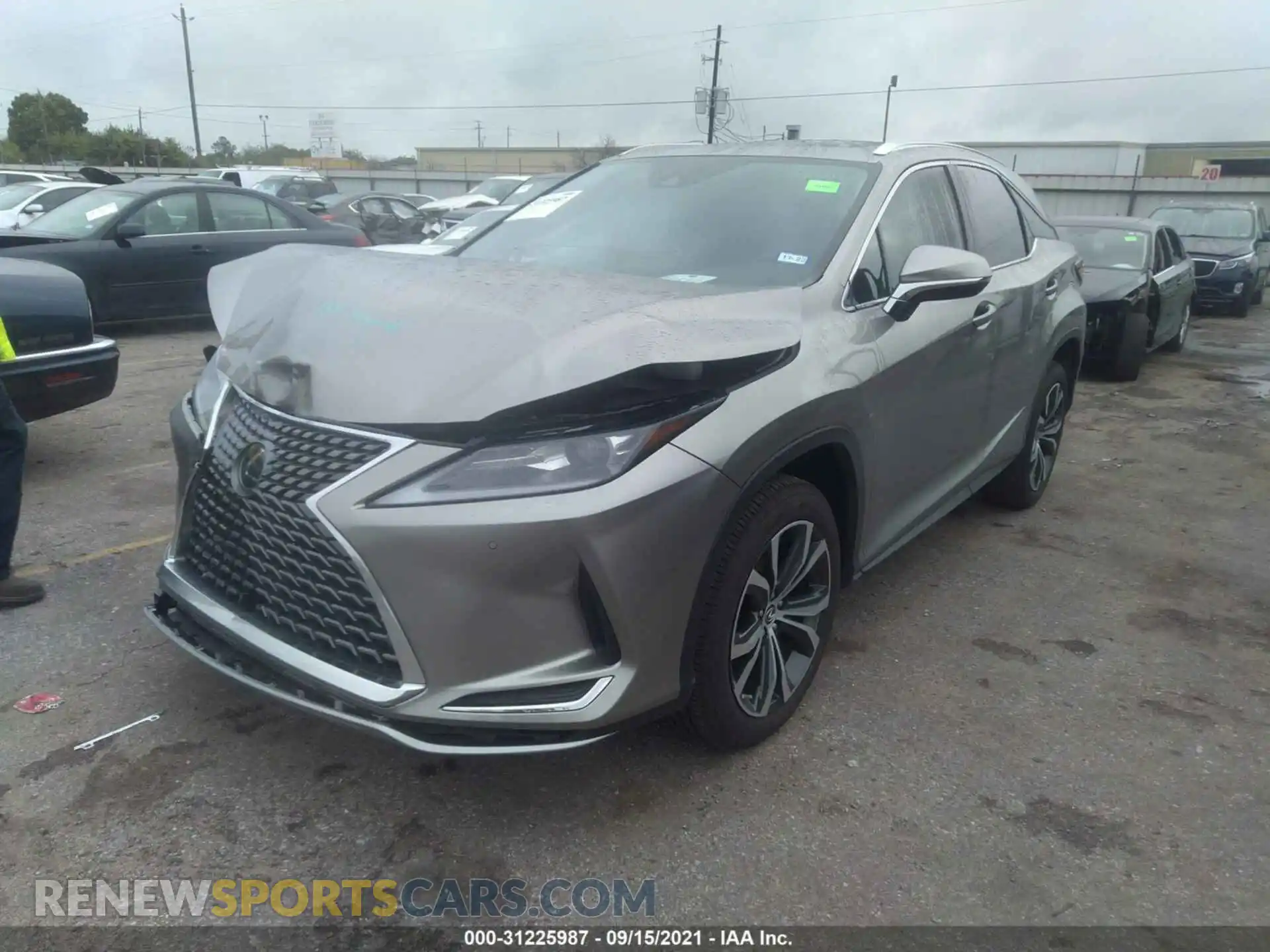 2 Photograph of a damaged car 2T2HZMAA5LC179505 LEXUS RX 2020