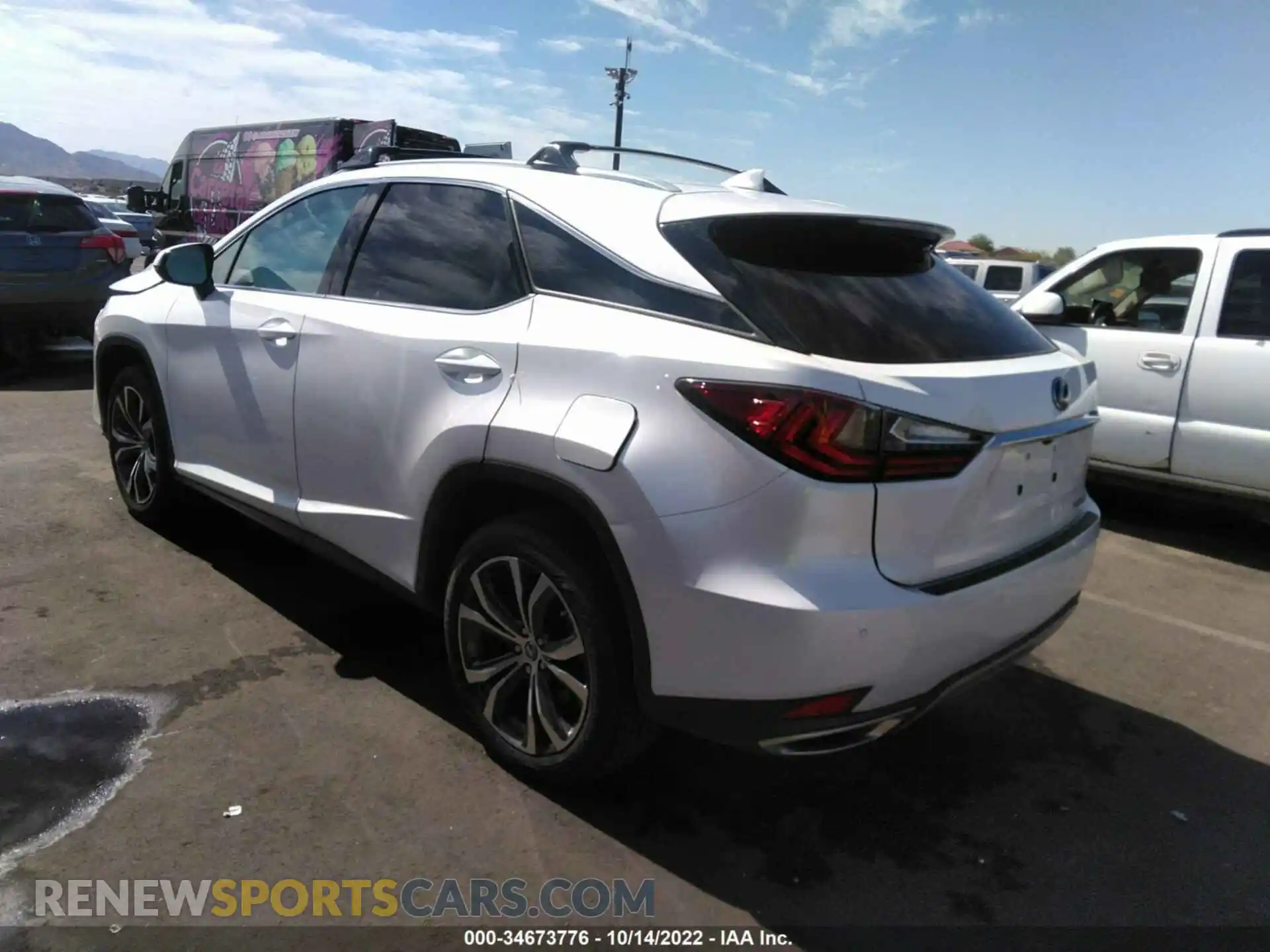 3 Photograph of a damaged car 2T2HZMAA6LC157724 LEXUS RX 2020