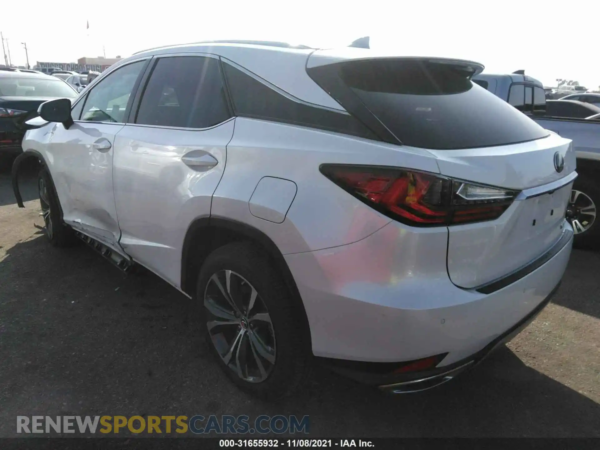 3 Photograph of a damaged car 2T2HZMAA7LC158834 LEXUS RX 2020