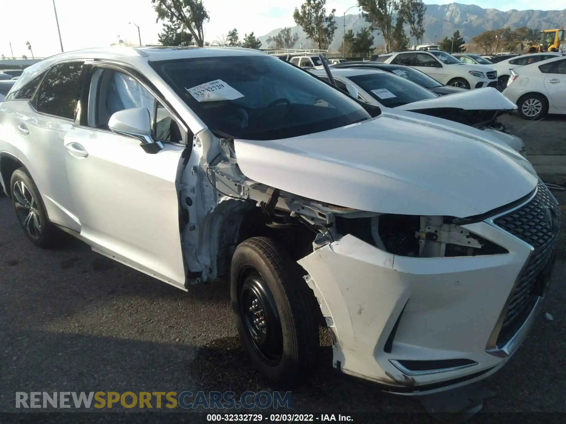 1 Photograph of a damaged car 2T2HZMAA7LC158848 LEXUS RX 2020