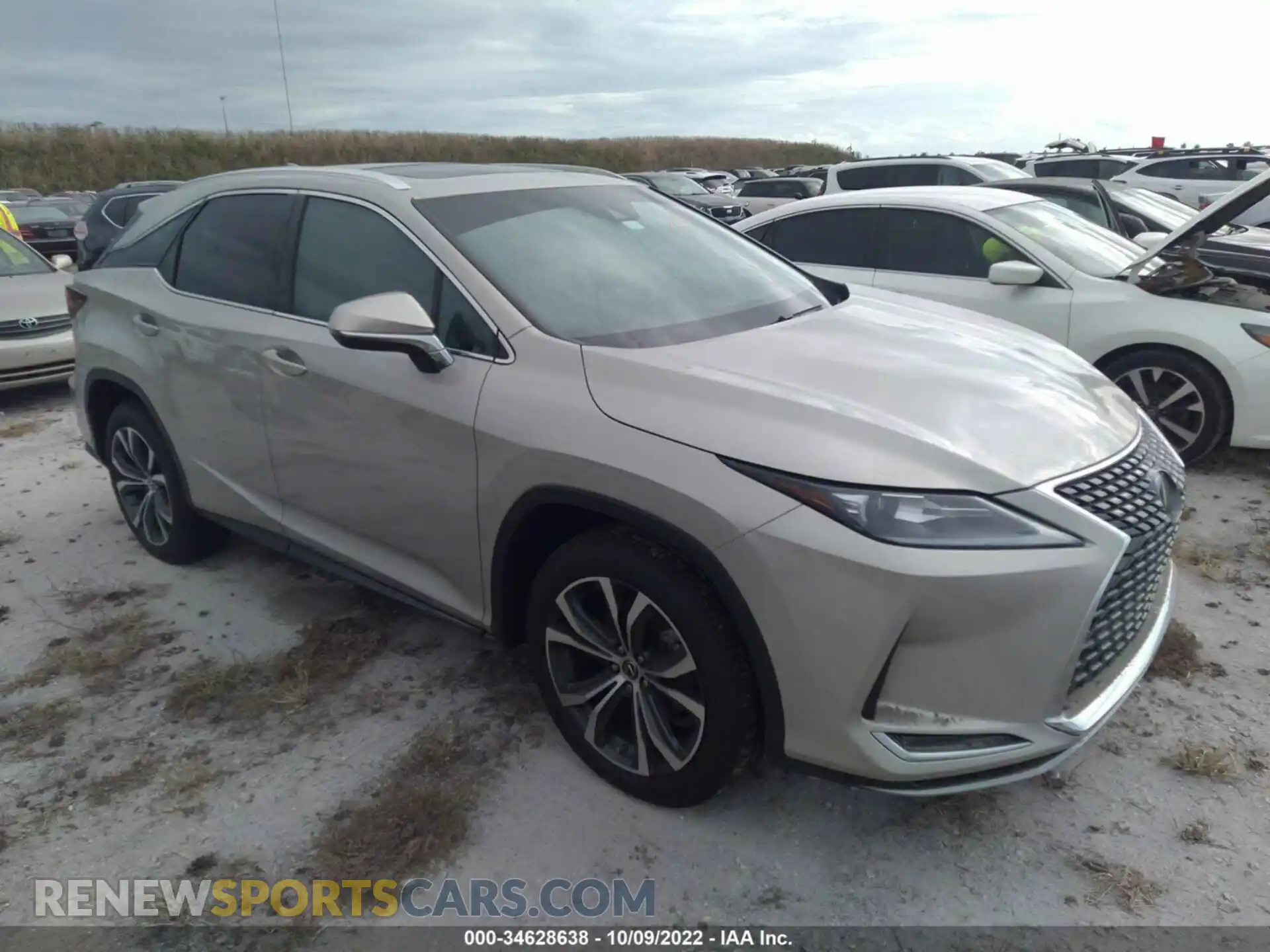 1 Photograph of a damaged car 2T2HZMAA7LC163743 LEXUS RX 2020