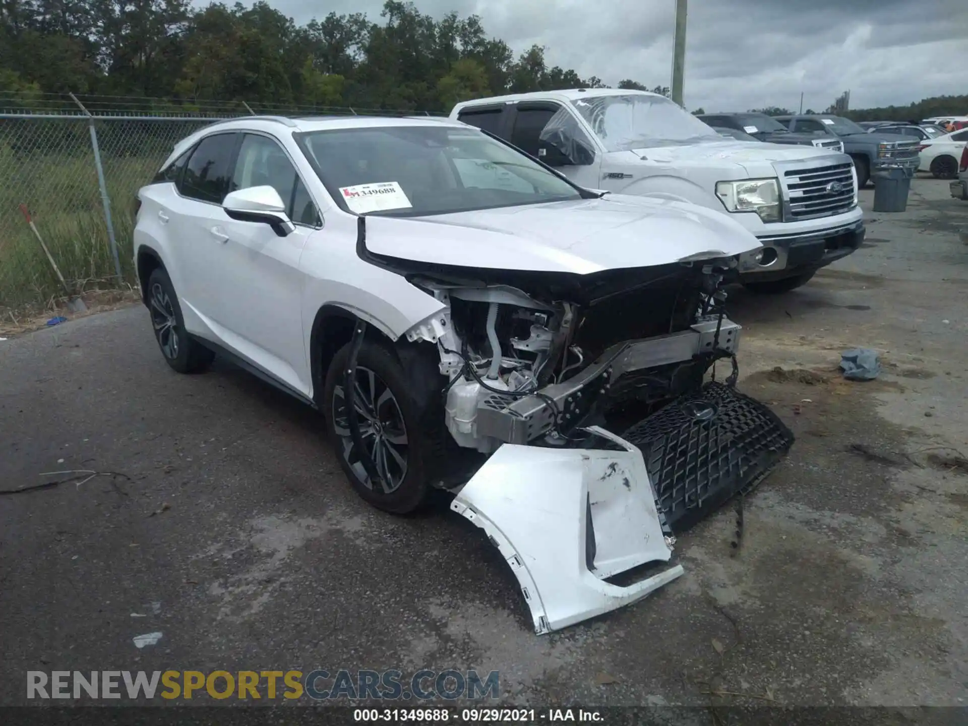 1 Photograph of a damaged car 2T2HZMAA8LC170815 LEXUS RX 2020