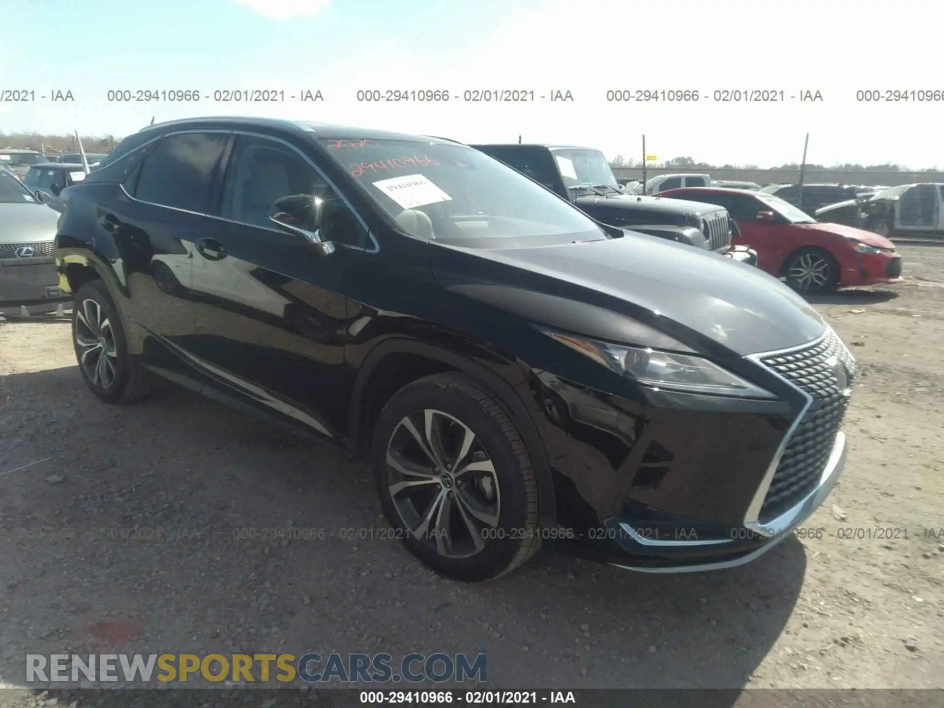 1 Photograph of a damaged car 2T2HZMAA9LC163002 LEXUS RX 2020
