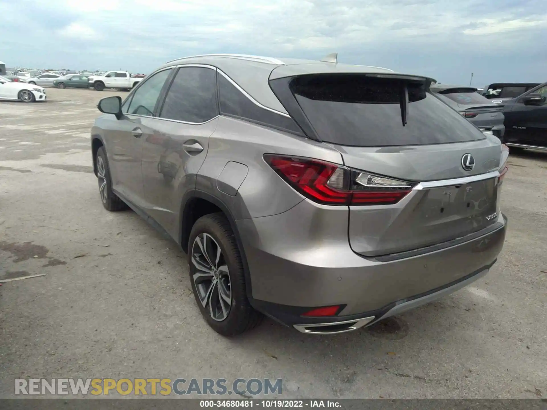 3 Photograph of a damaged car 2T2HZMAA9LC168278 LEXUS RX 2020