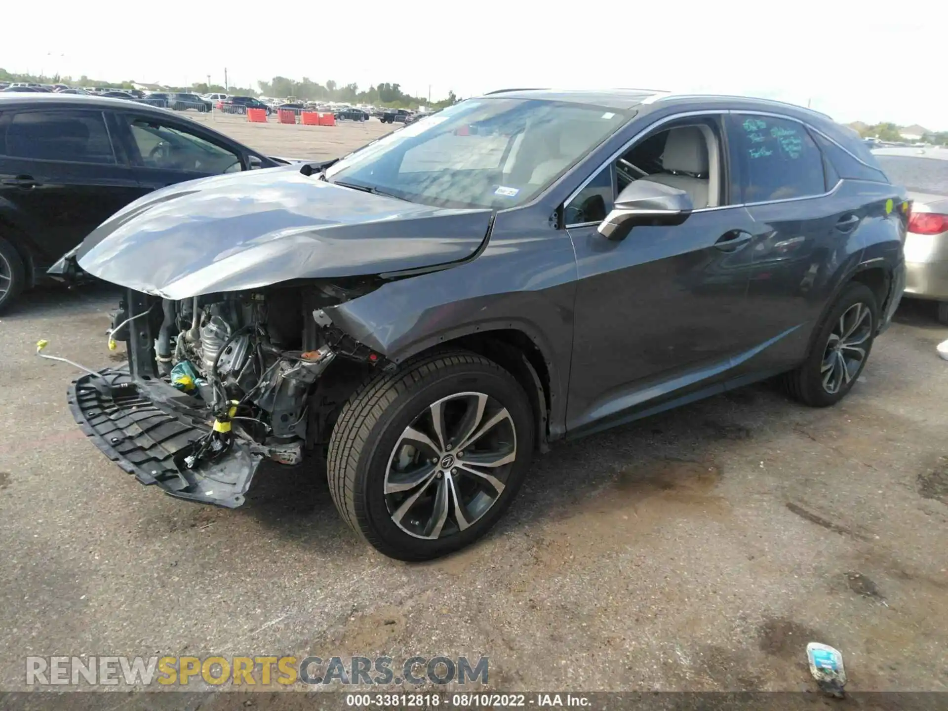 2 Photograph of a damaged car 2T2HZMAA9LC176963 LEXUS RX 2020