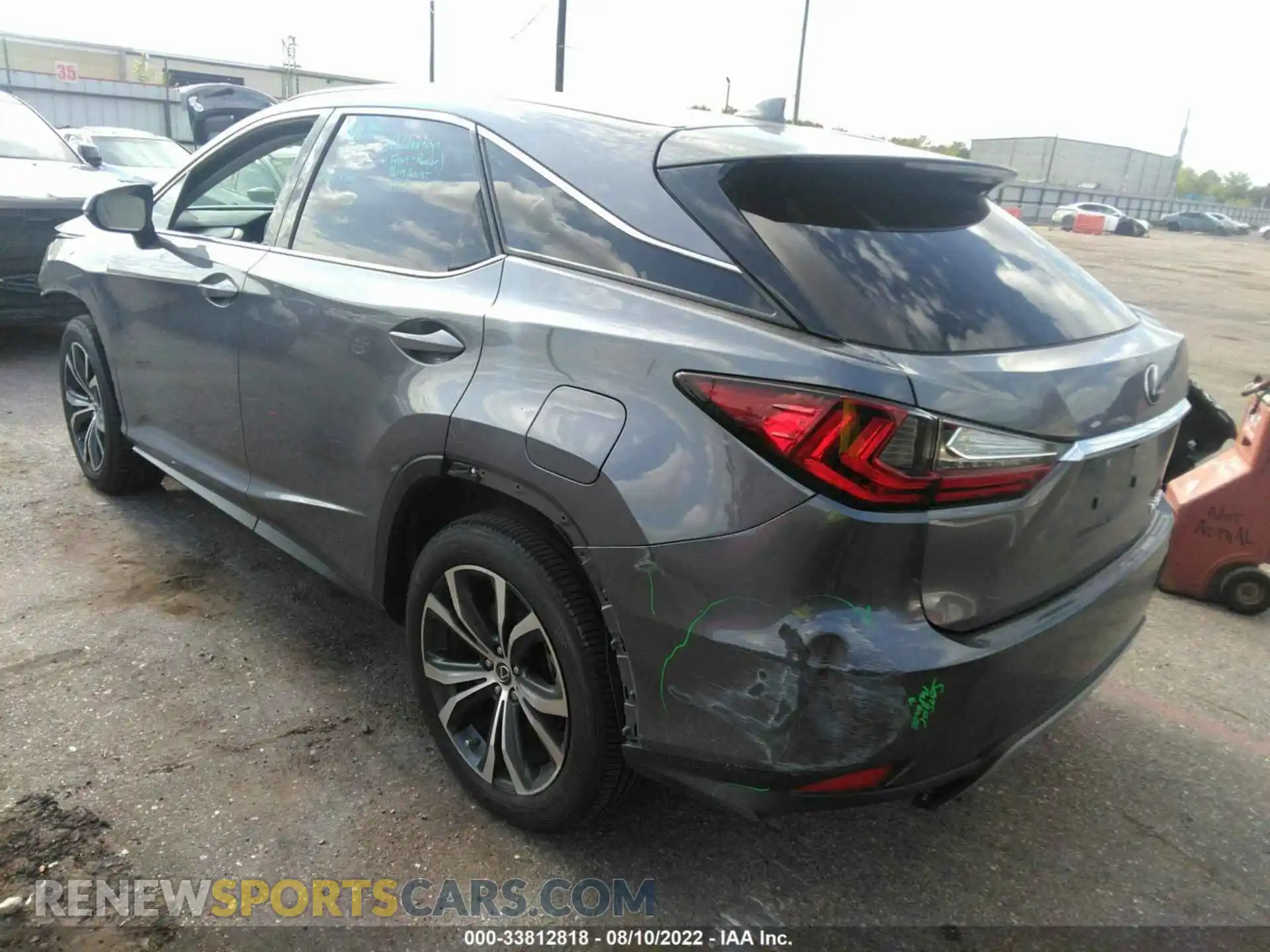 3 Photograph of a damaged car 2T2HZMAA9LC176963 LEXUS RX 2020