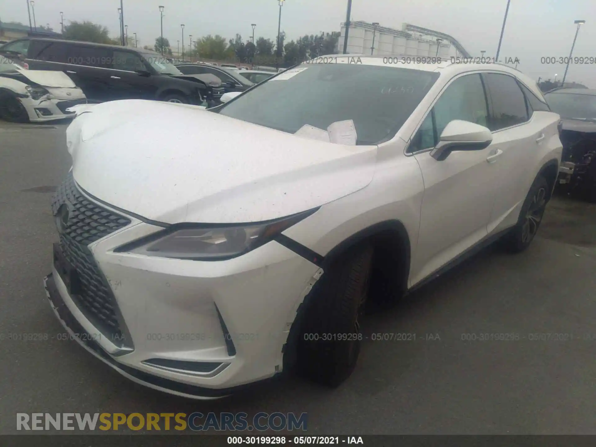 2 Photograph of a damaged car 2T2HZMAAXLC153868 LEXUS RX 2020
