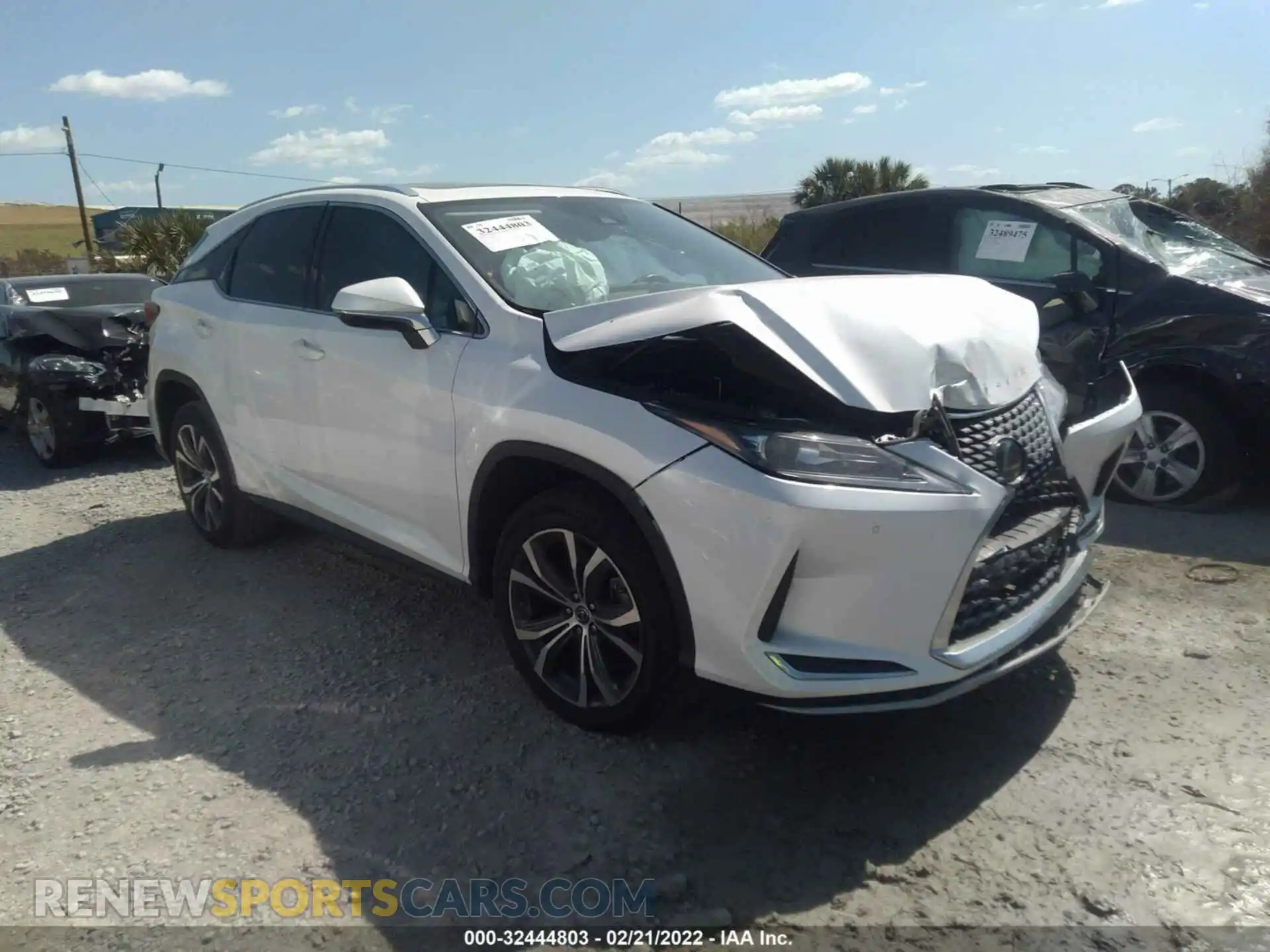1 Photograph of a damaged car 2T2HZMAAXLC166541 LEXUS RX 2020