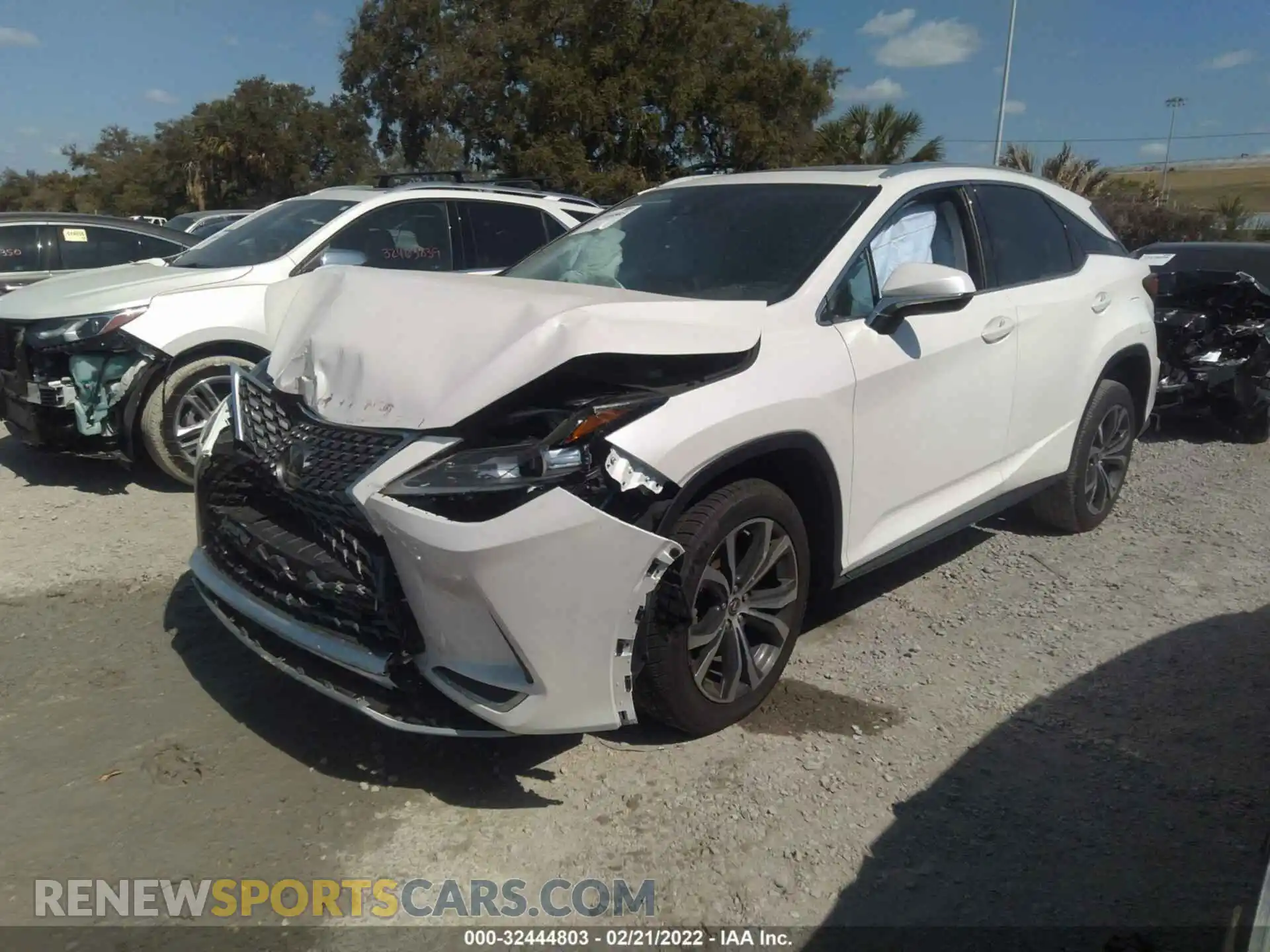 2 Photograph of a damaged car 2T2HZMAAXLC166541 LEXUS RX 2020