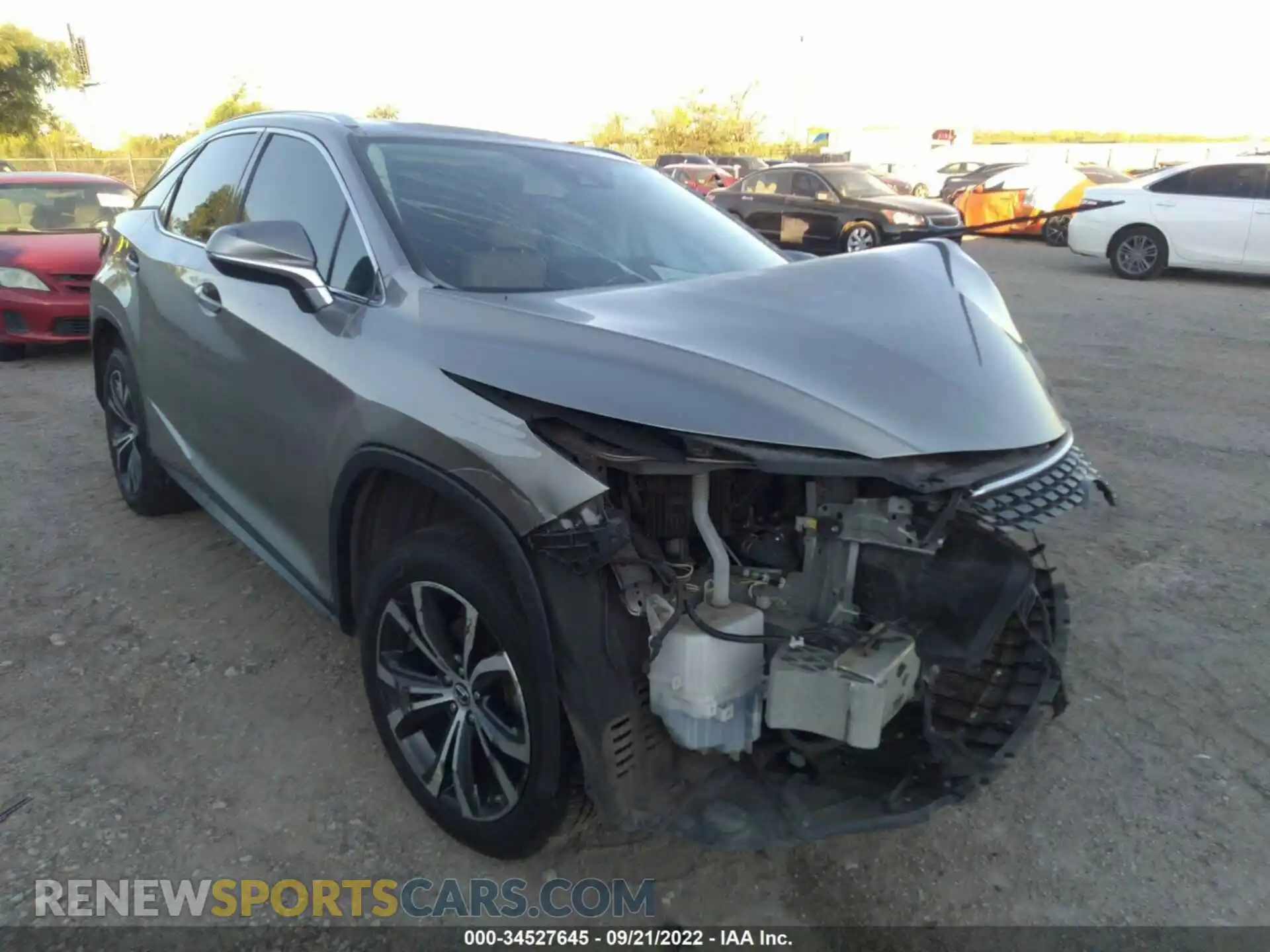 1 fotografías del automóvil dañado 2T2HZMAAXLC172629 LEXUS RX 2020