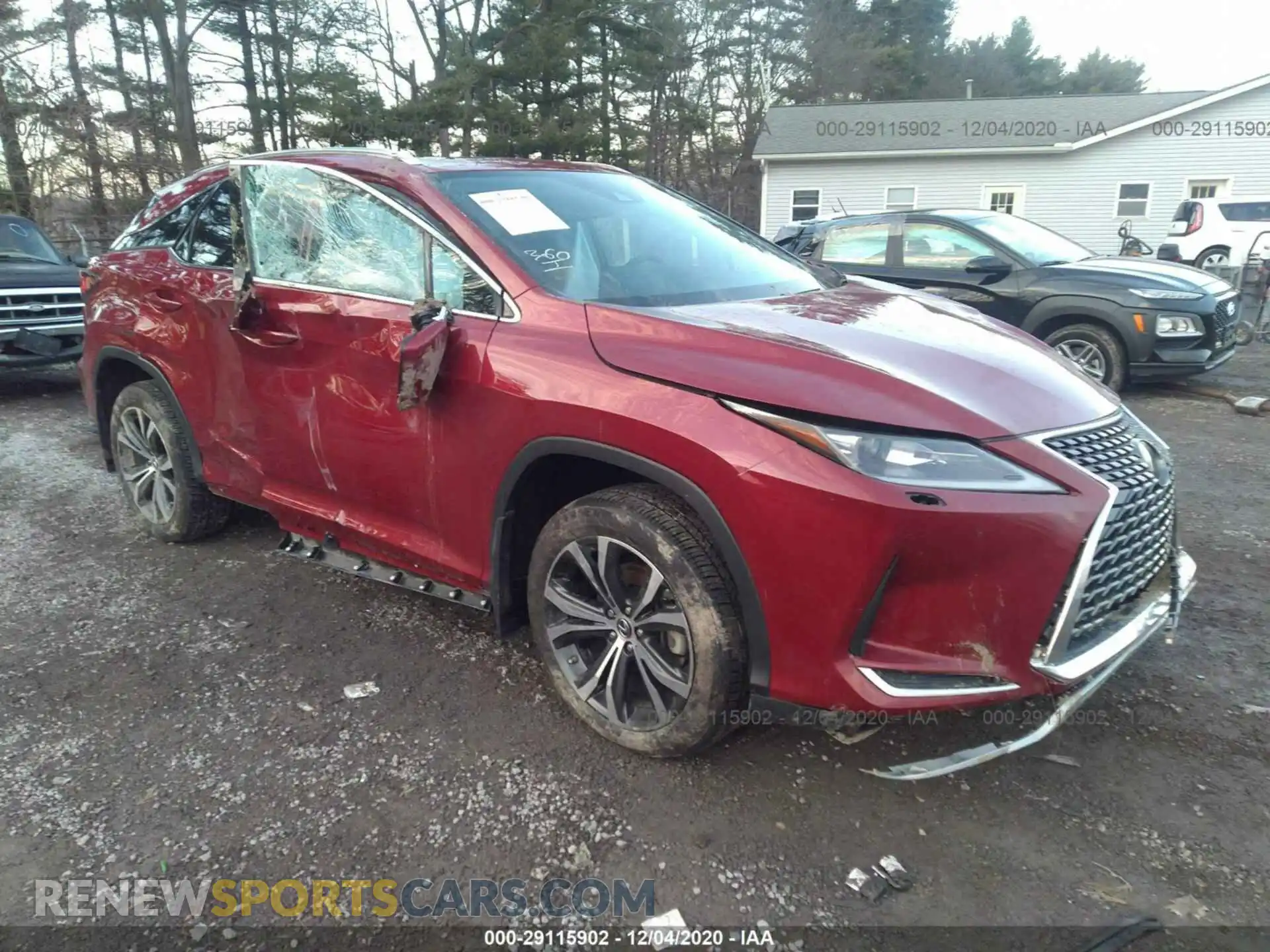 1 Photograph of a damaged car 2T2HZMDA1LC232437 LEXUS RX 2020