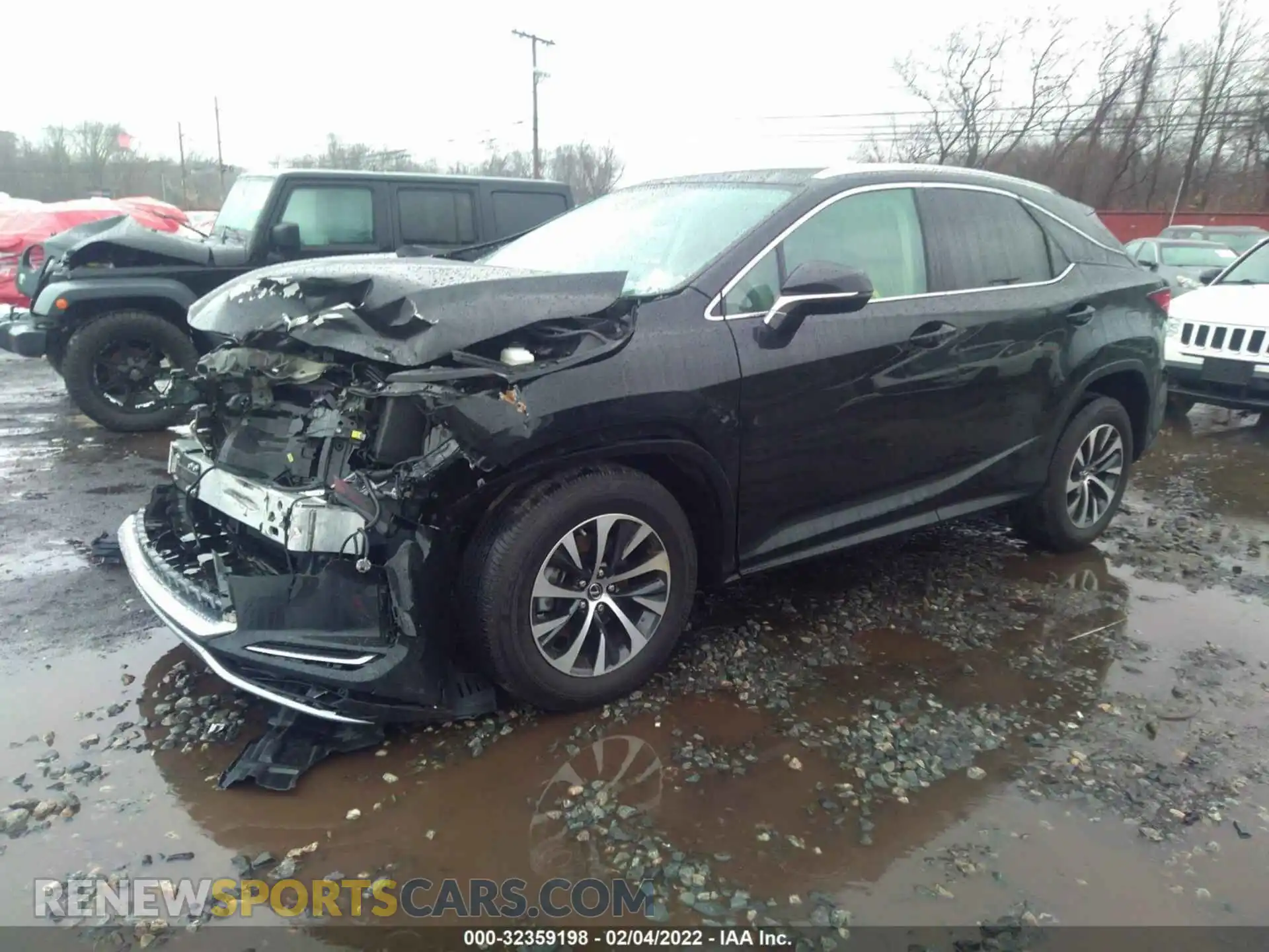 2 Photograph of a damaged car 2T2HZMDA1LC256723 LEXUS RX 2020
