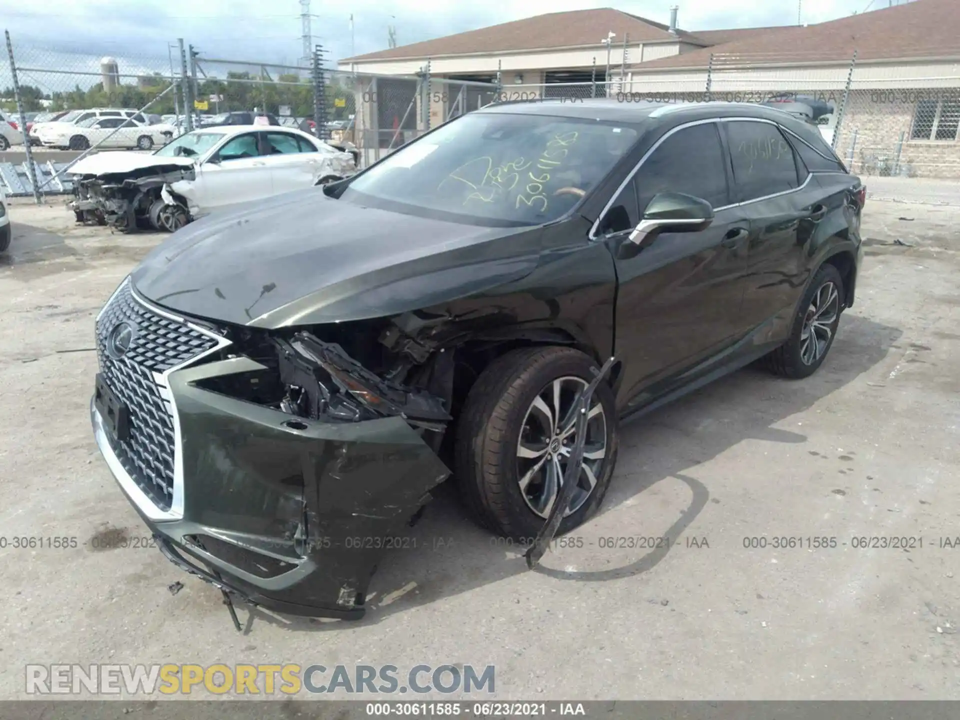 2 Photograph of a damaged car 2T2HZMDA2LC221981 LEXUS RX 2020